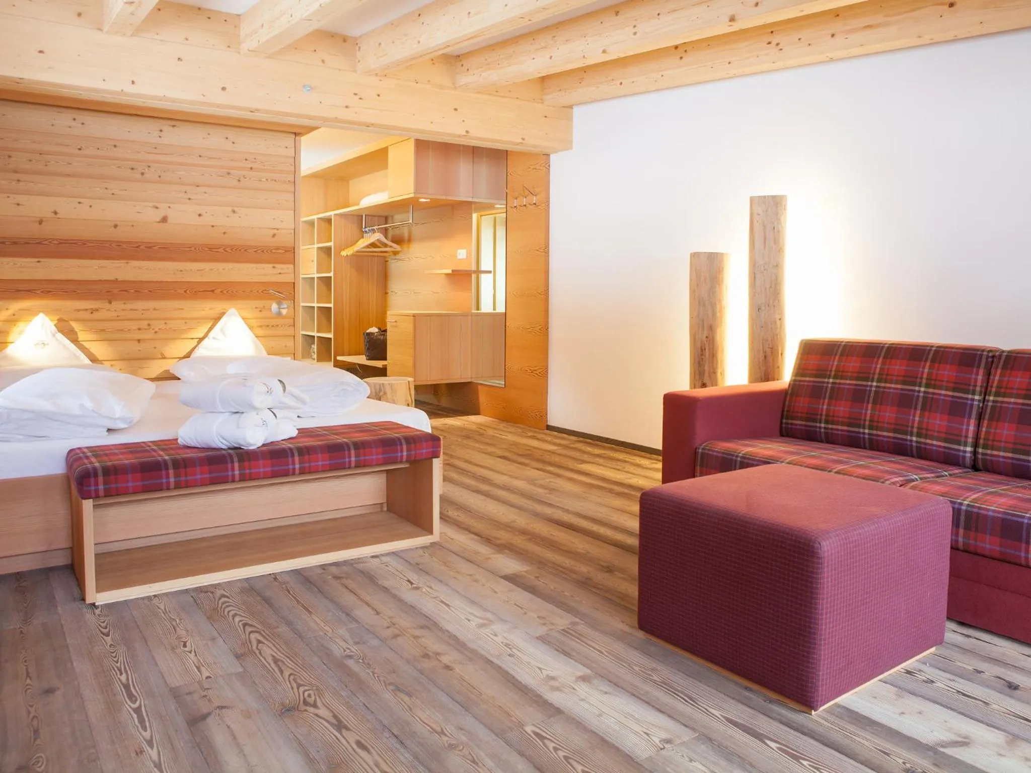 Photo of the whole room, Bed in Hotel Valserhof