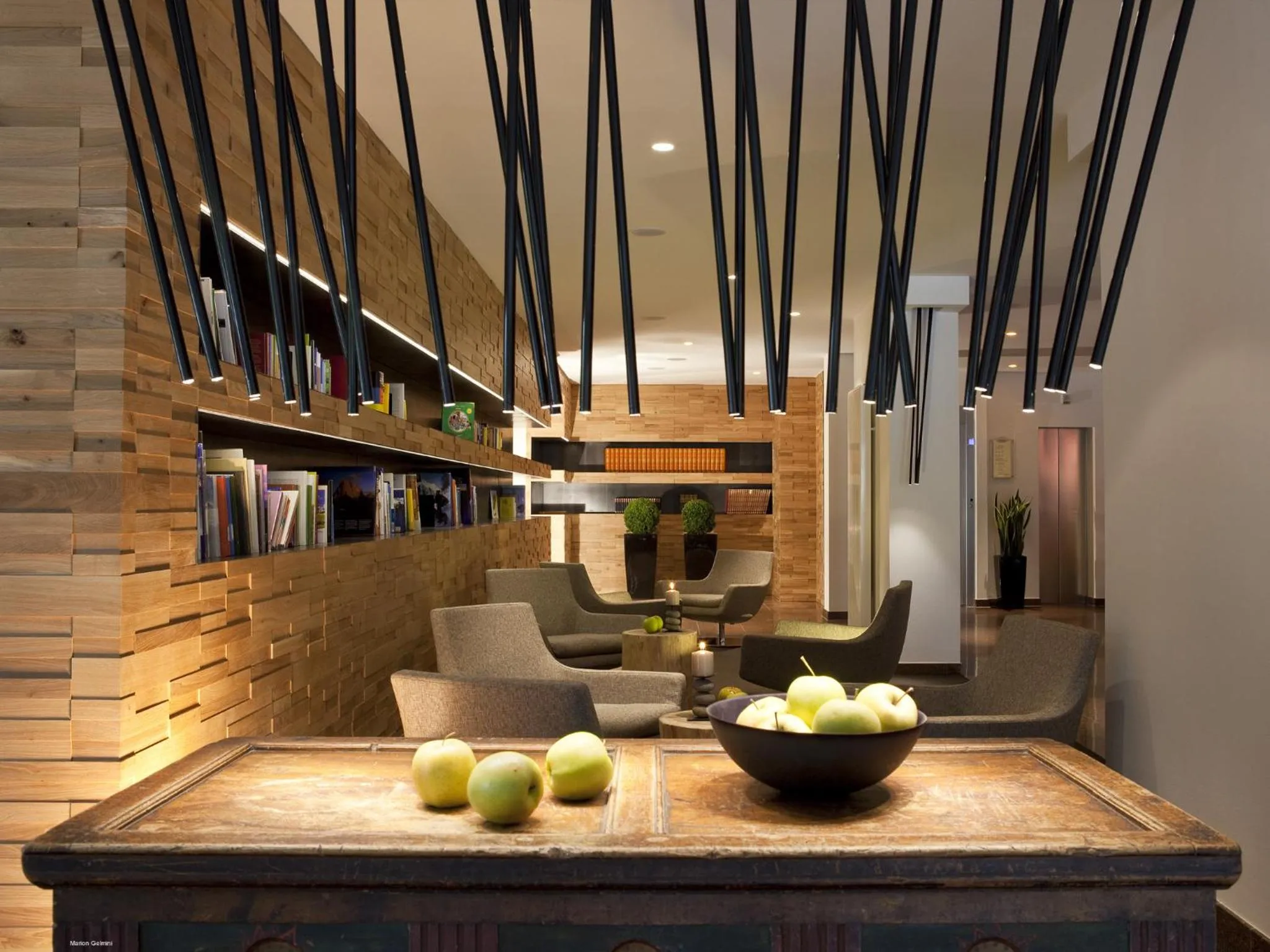 Communal lounge/ TV room in Hotel Valserhof