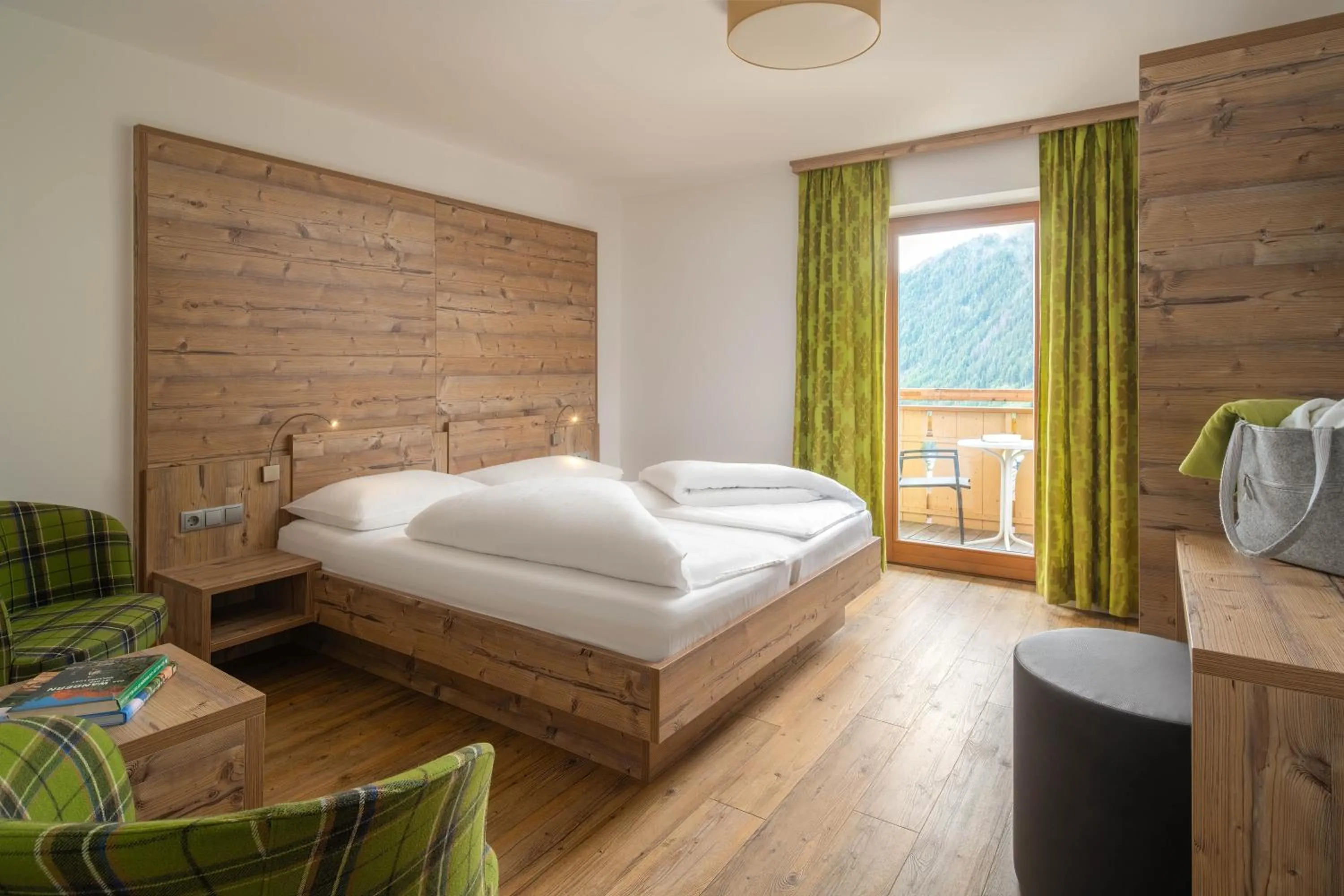 Bed in Hotel Valserhof