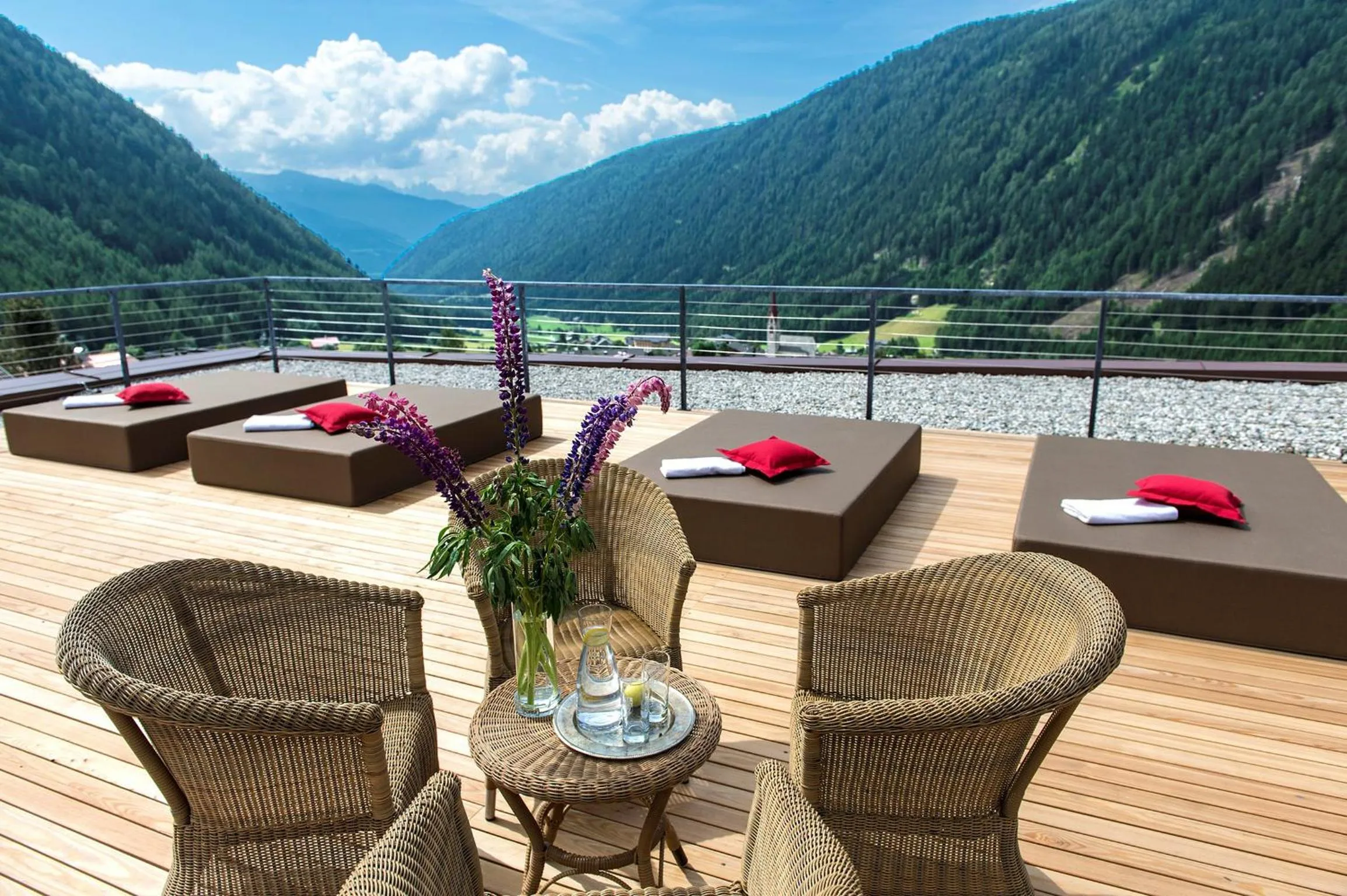 Balcony/Terrace in Hotel Valserhof