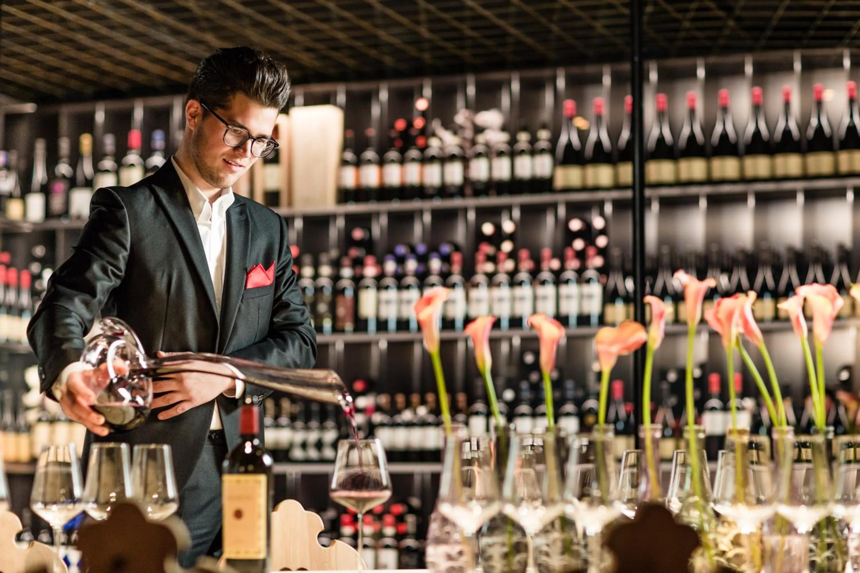 Lobby or reception in Hotel Valserhof