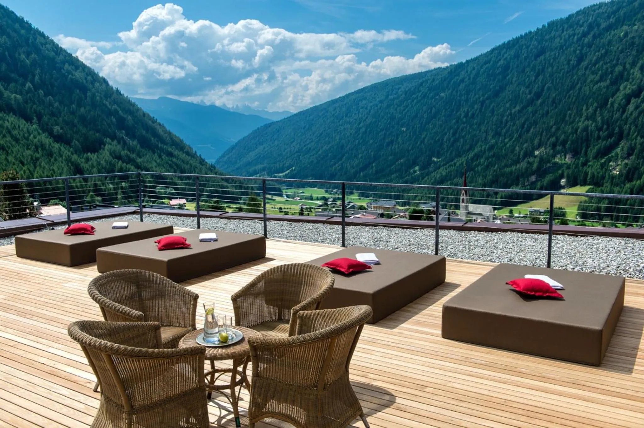 Balcony/Terrace in Hotel Valserhof