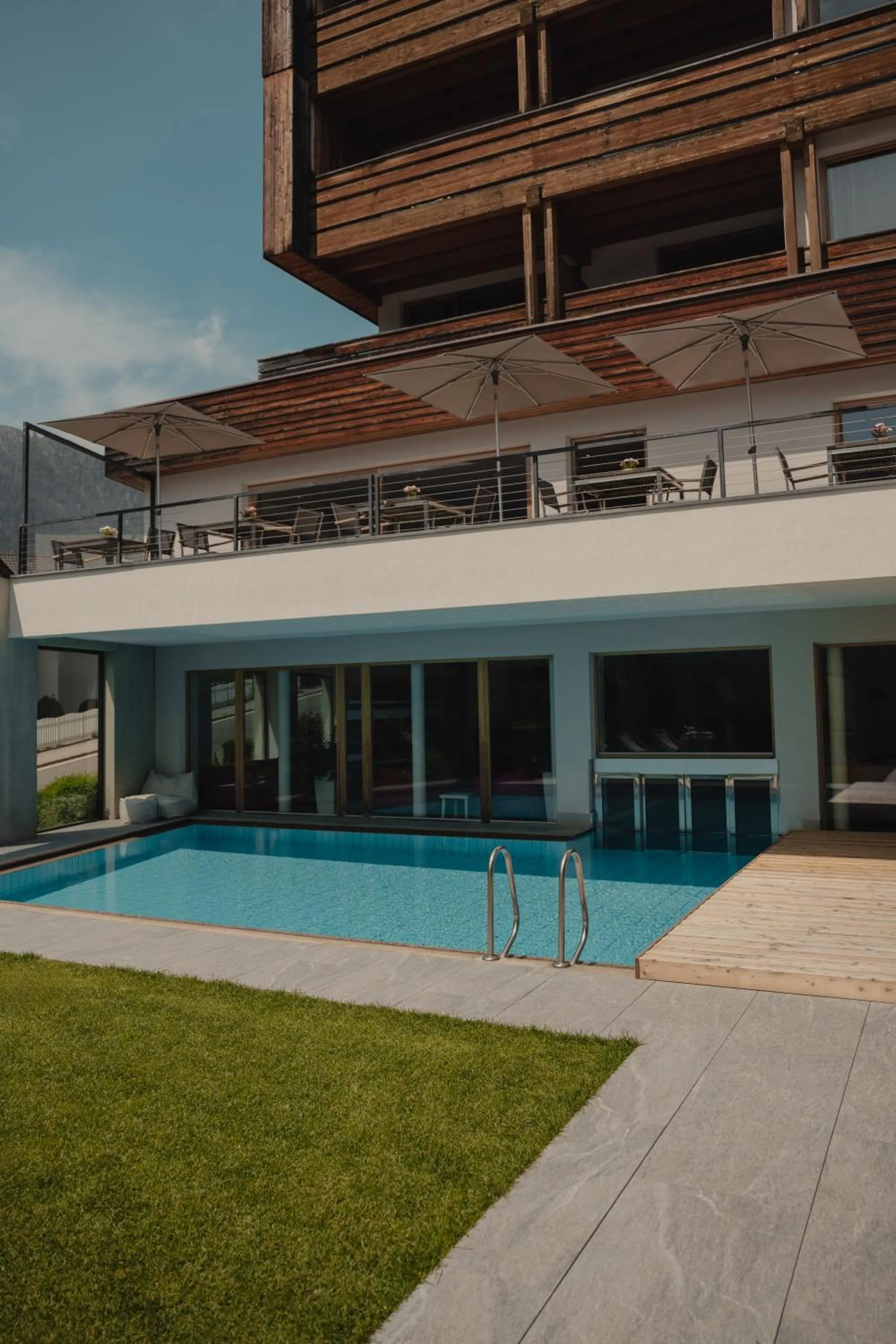 Swimming pool in Hotel Valserhof