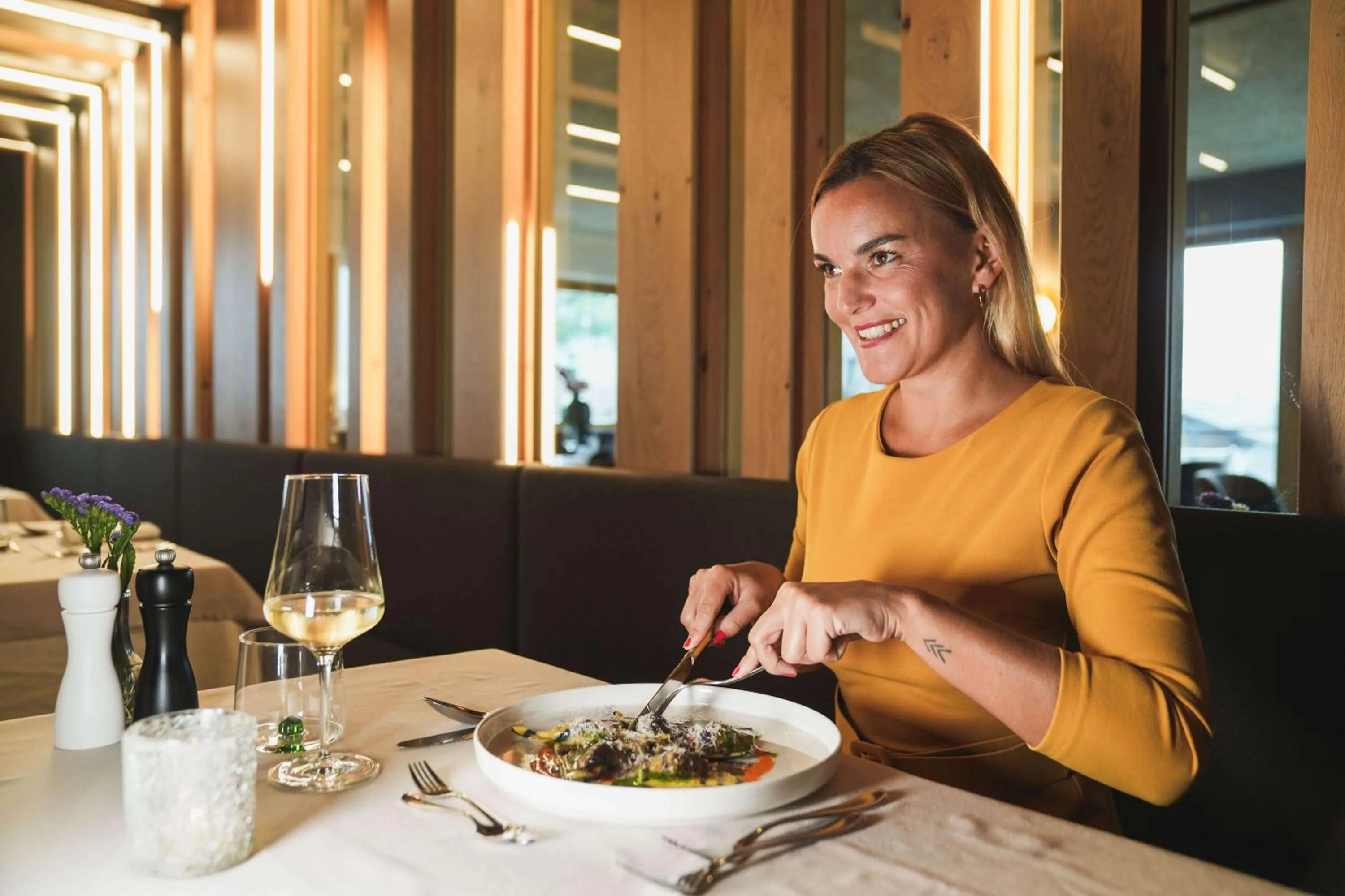 Restaurant/places to eat in Hotel Valserhof