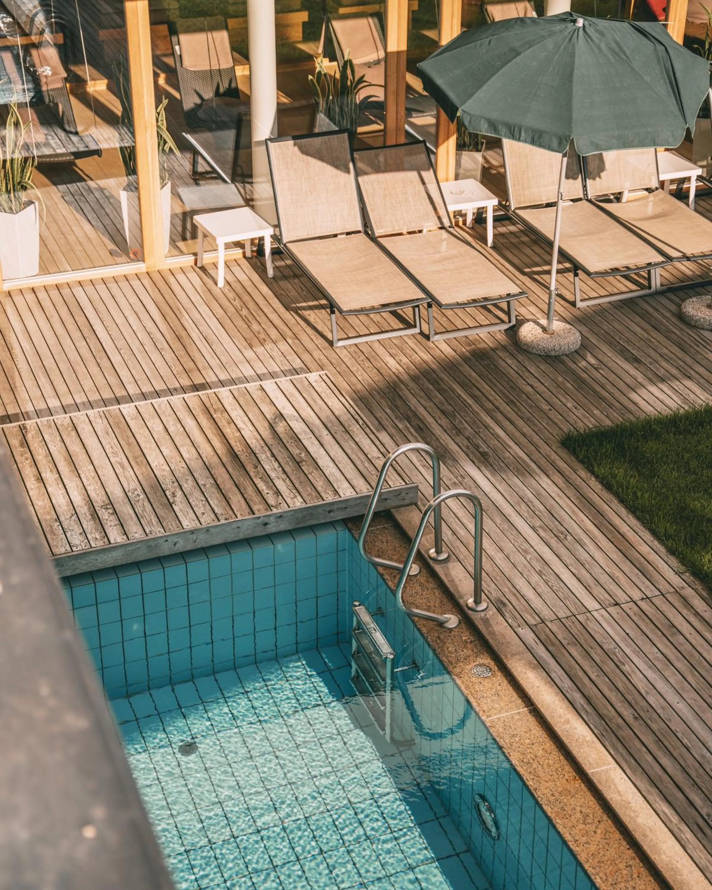 Swimming pool in Hotel Valserhof