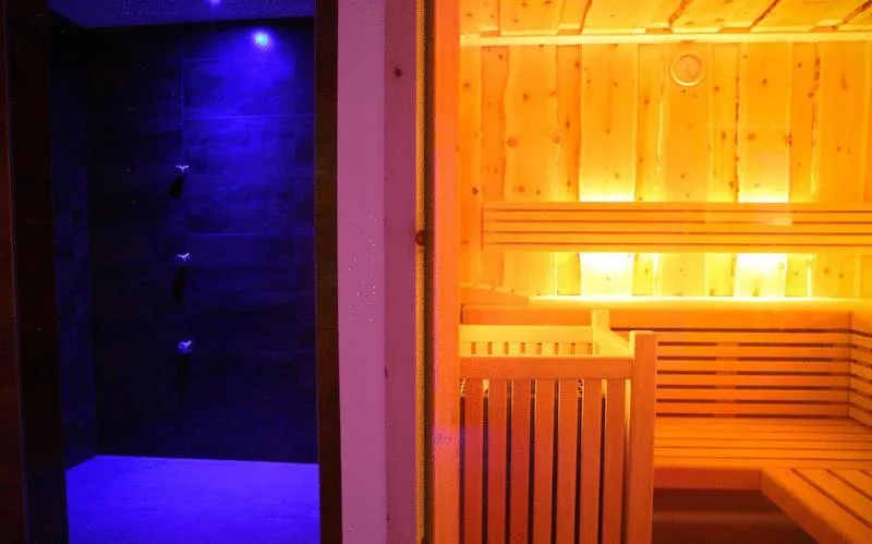 Spa and wellness centre/facilities in Hotel Gampen