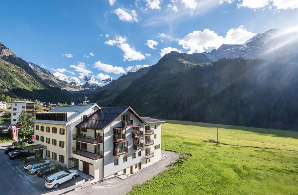 Property building in Hotel Gampen