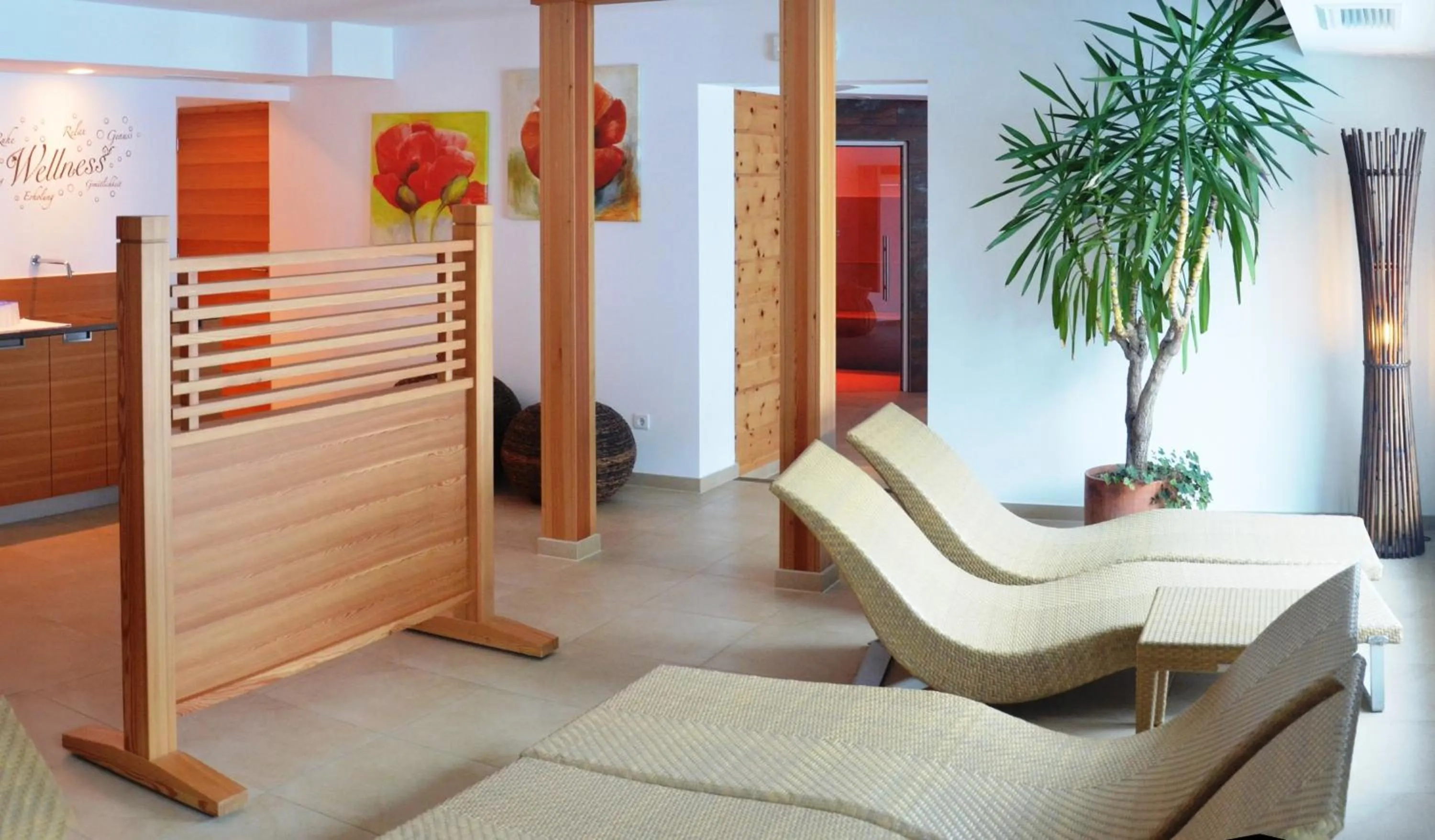 Spa and wellness centre/facilities in Hotel Gampen