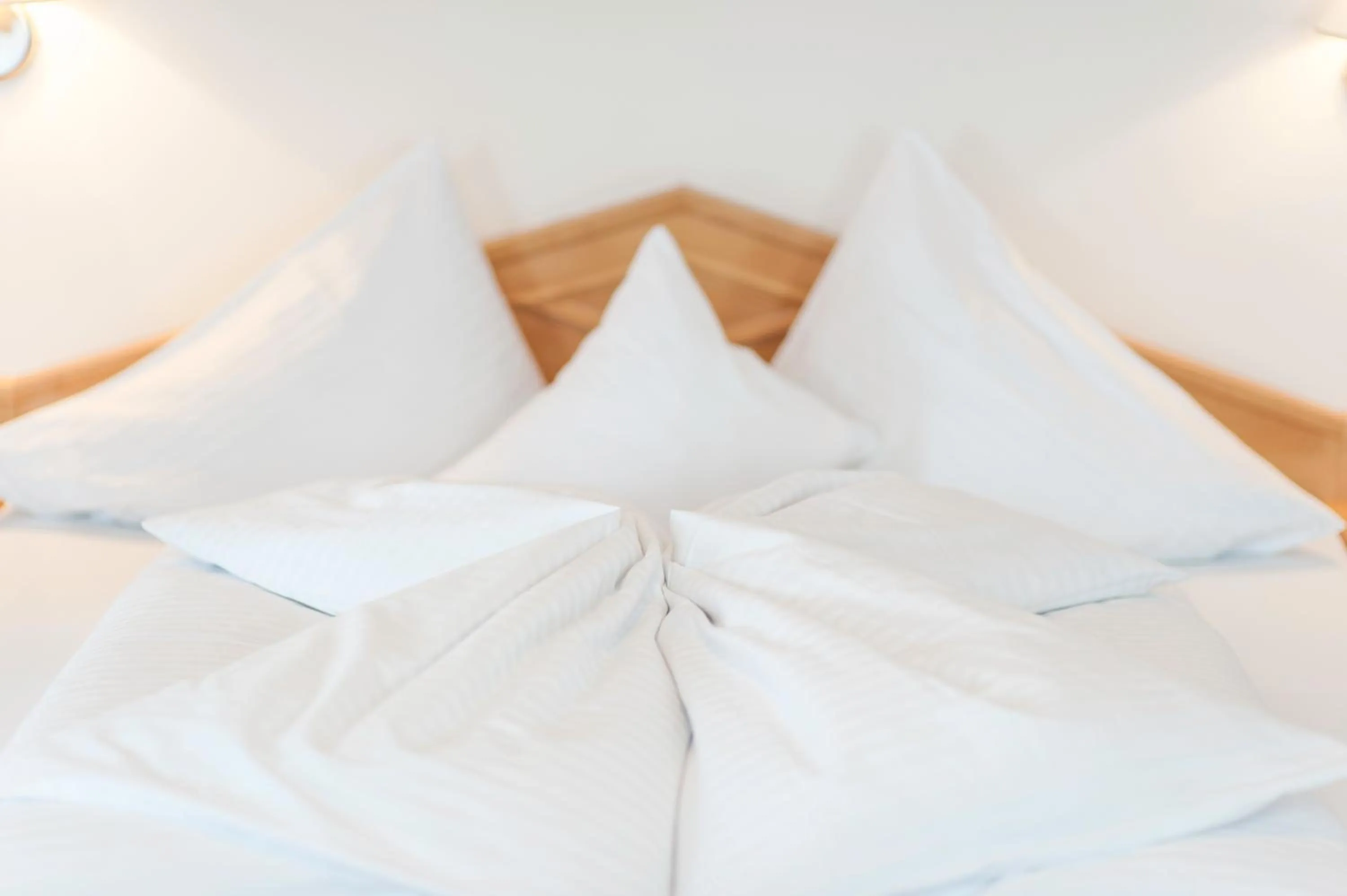 Bedroom, Bed in Hotel Gampen