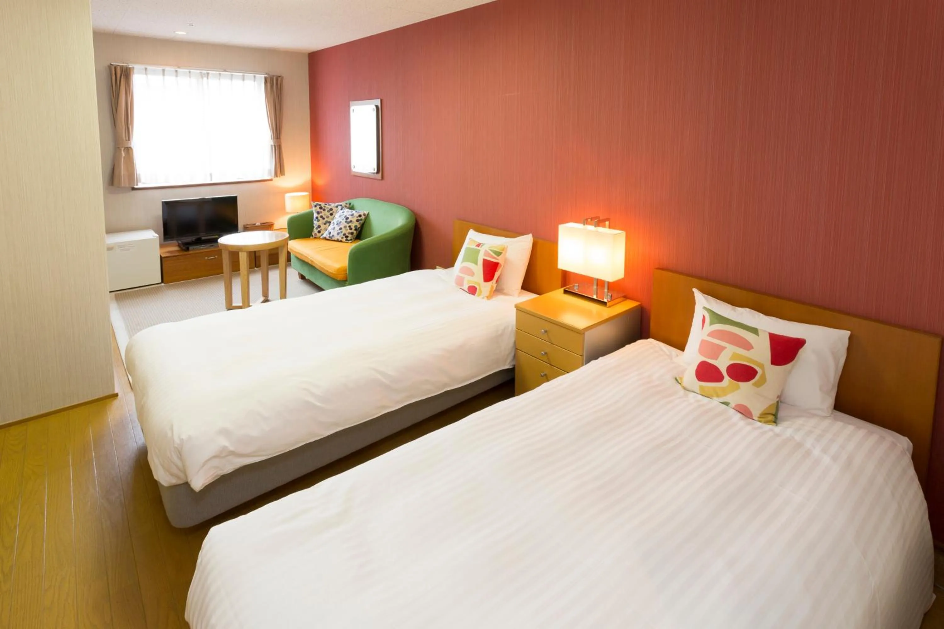 Photo of the whole room, Bed in Seaside Hotel Twins Momochi