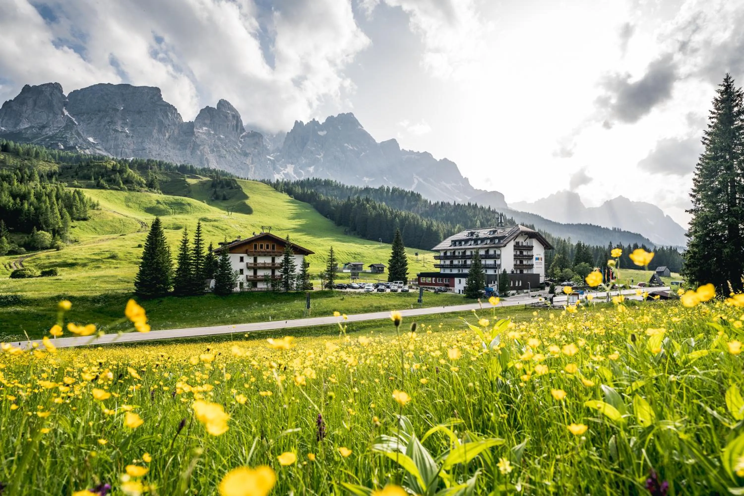 Mountain view in Hotel Kreuzberg Monte Croce
