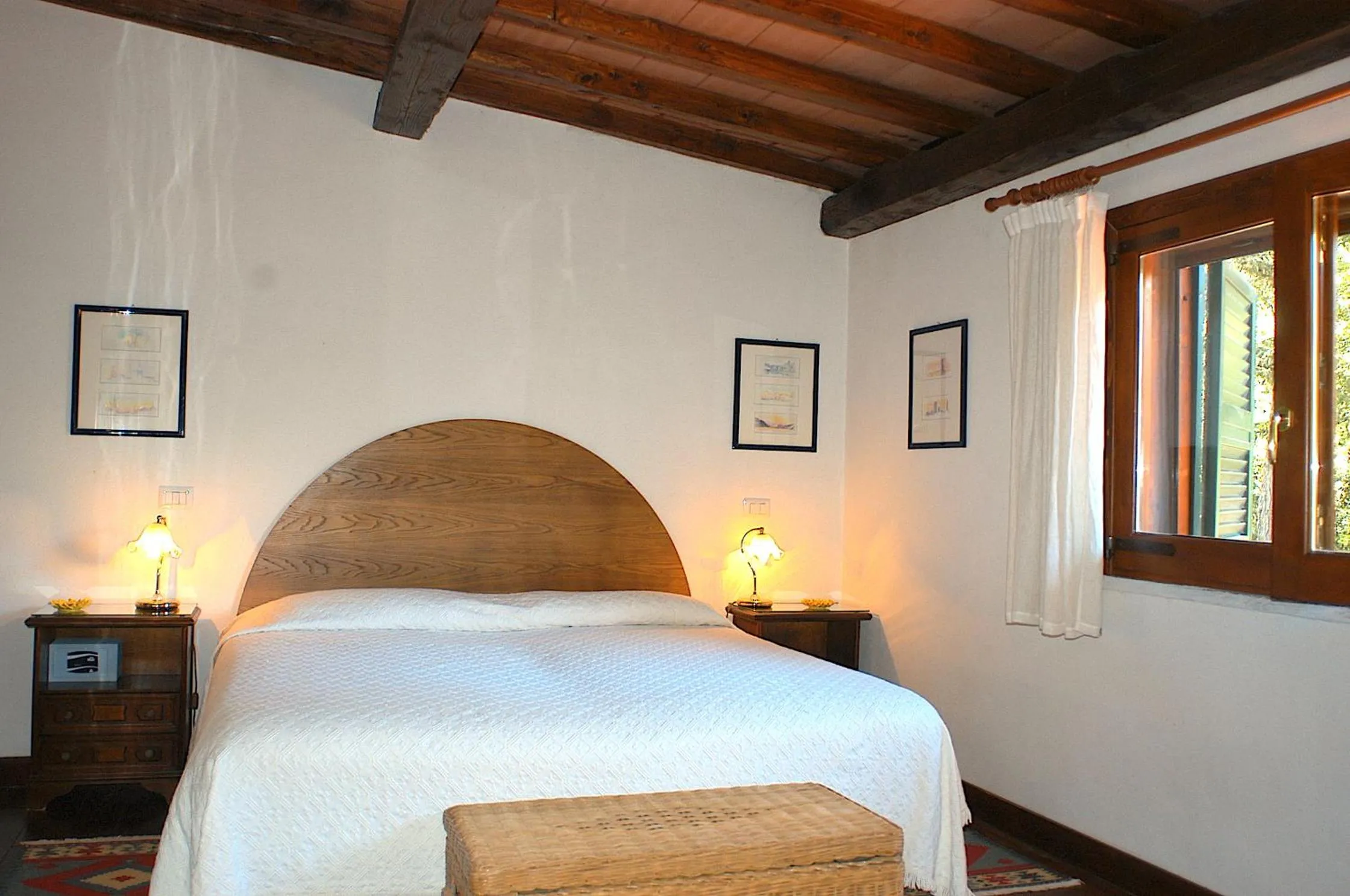 Bed in Hotel Villa Clementina