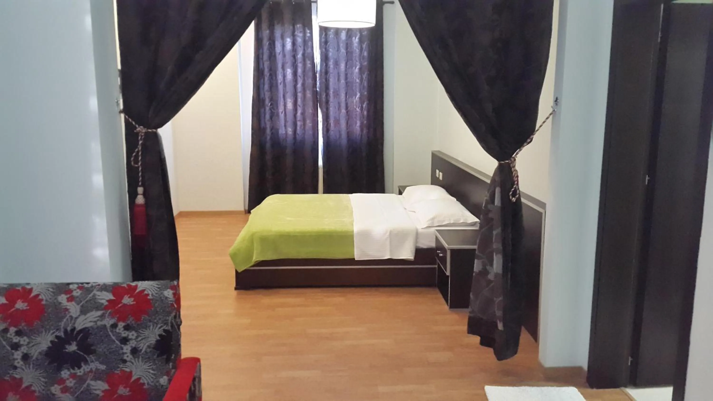 Bed in Hotel Alpet