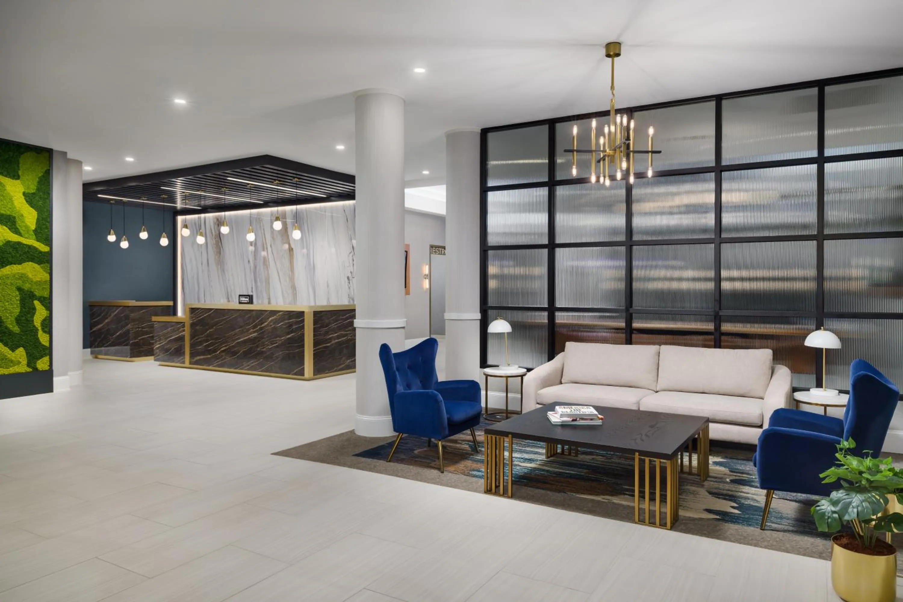 Lobby or reception in DoubleTree by Hilton Charlotte City Center