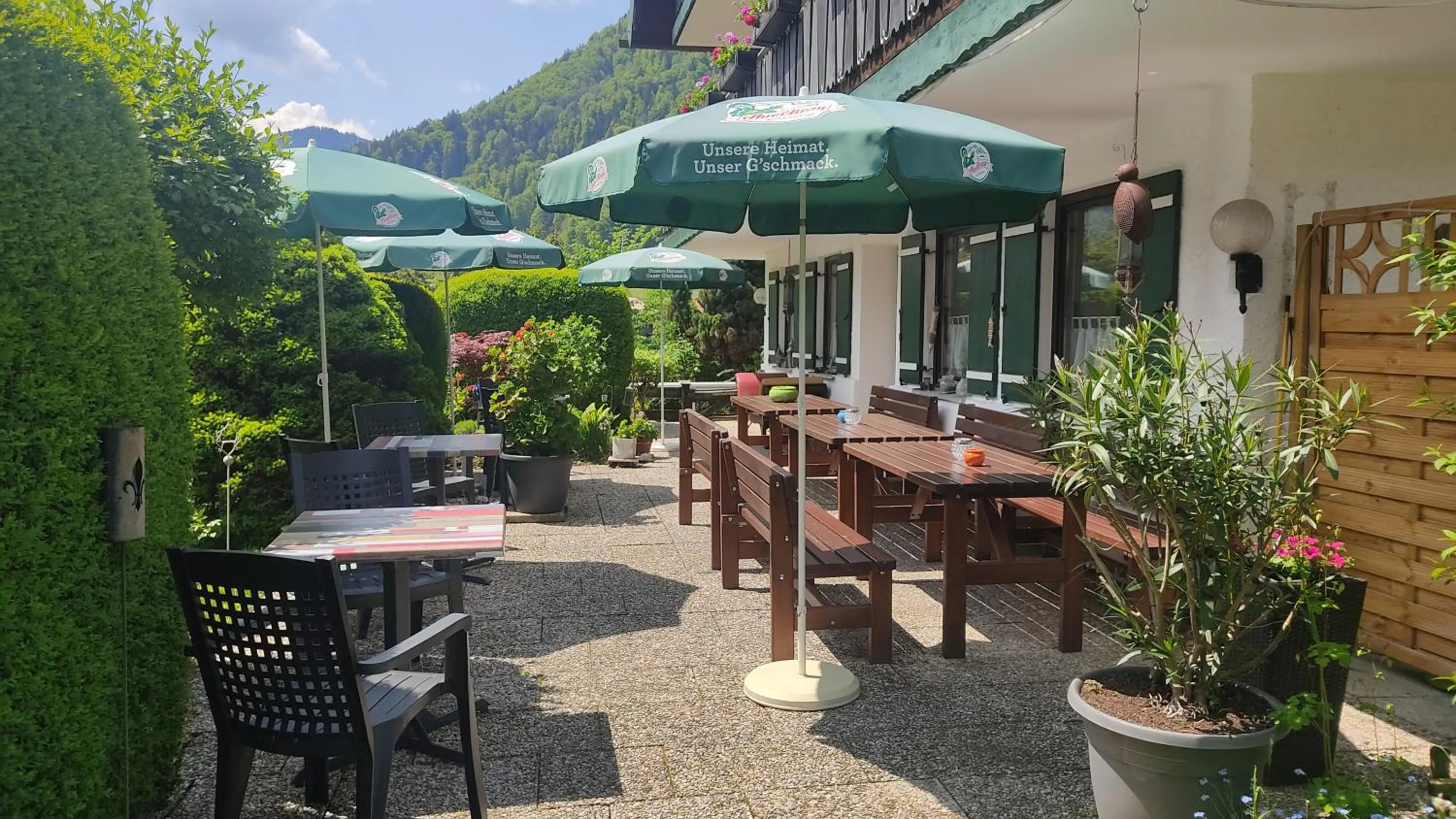 Balcony/Terrace in Pension Bergblick