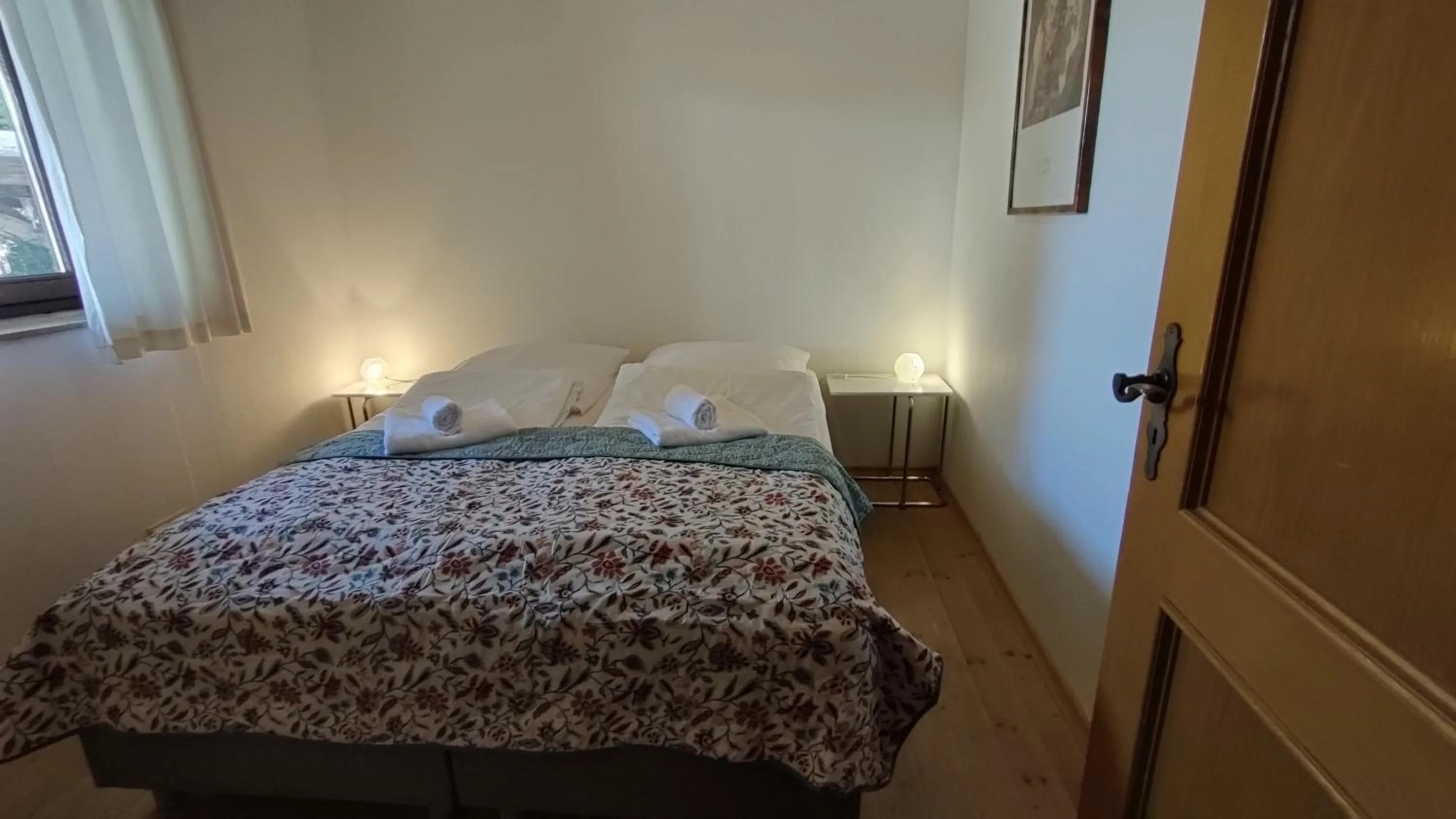 Bedroom, Bed in Pension Bergblick