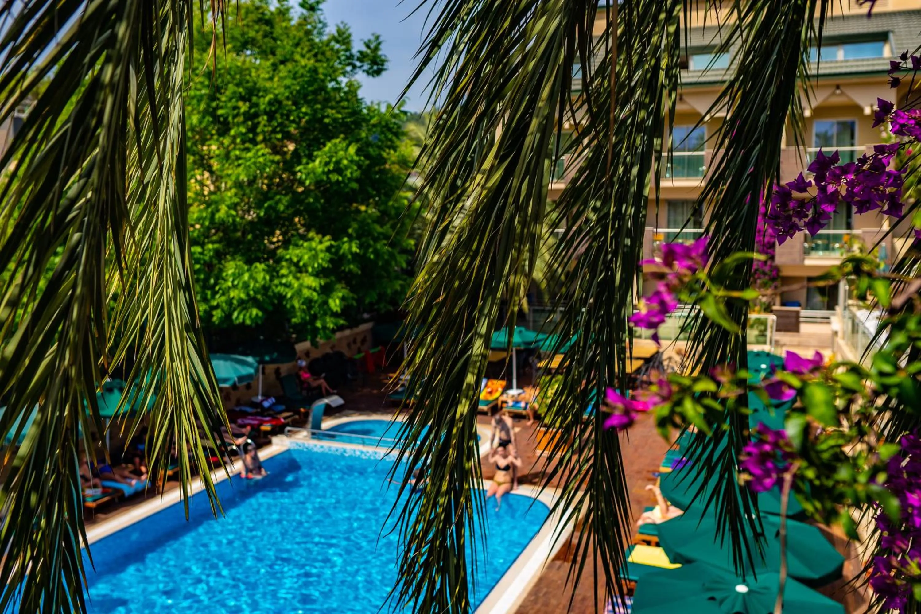 Swimming pool in Plaza Hotel