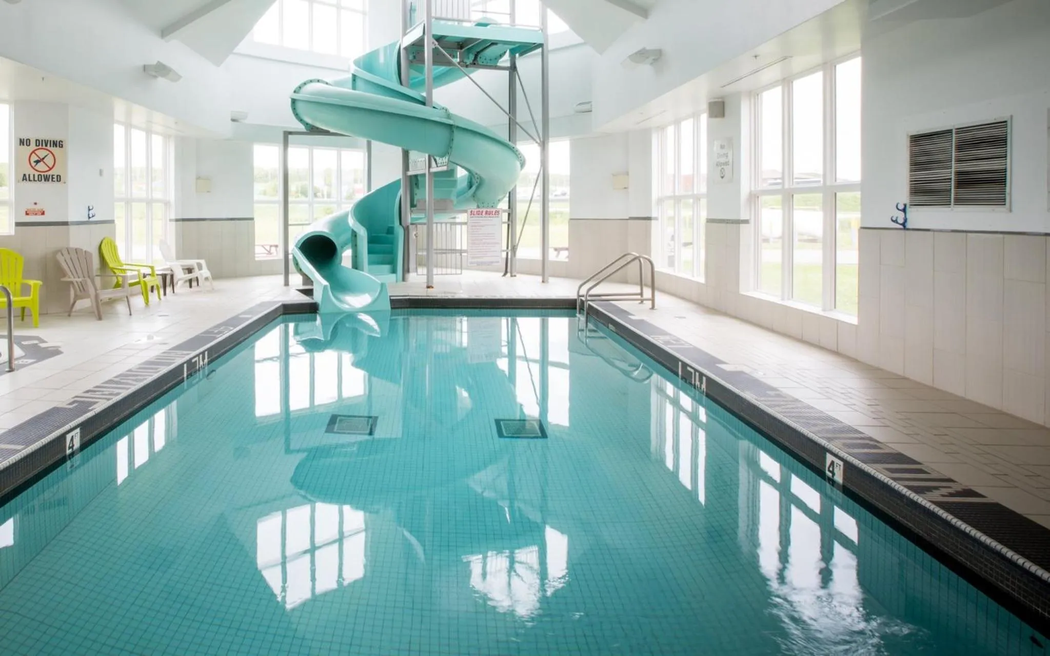 Swimming pool in Holiday Inn Express Stellarton-New Glasgow by IHG