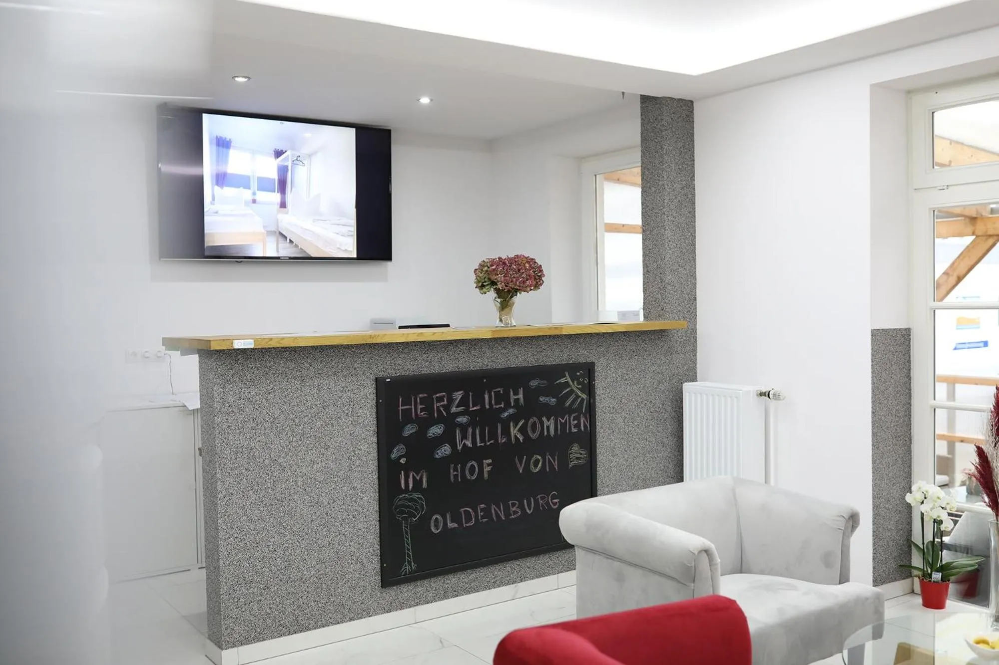 Seating area in Hof von Oldenburg