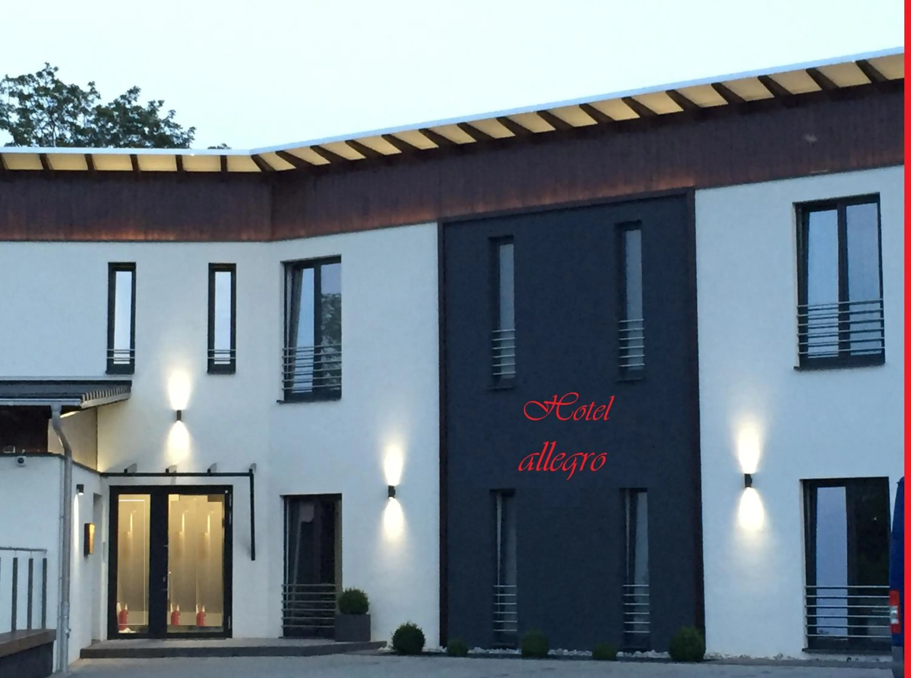 Property building in Hotel Allegro