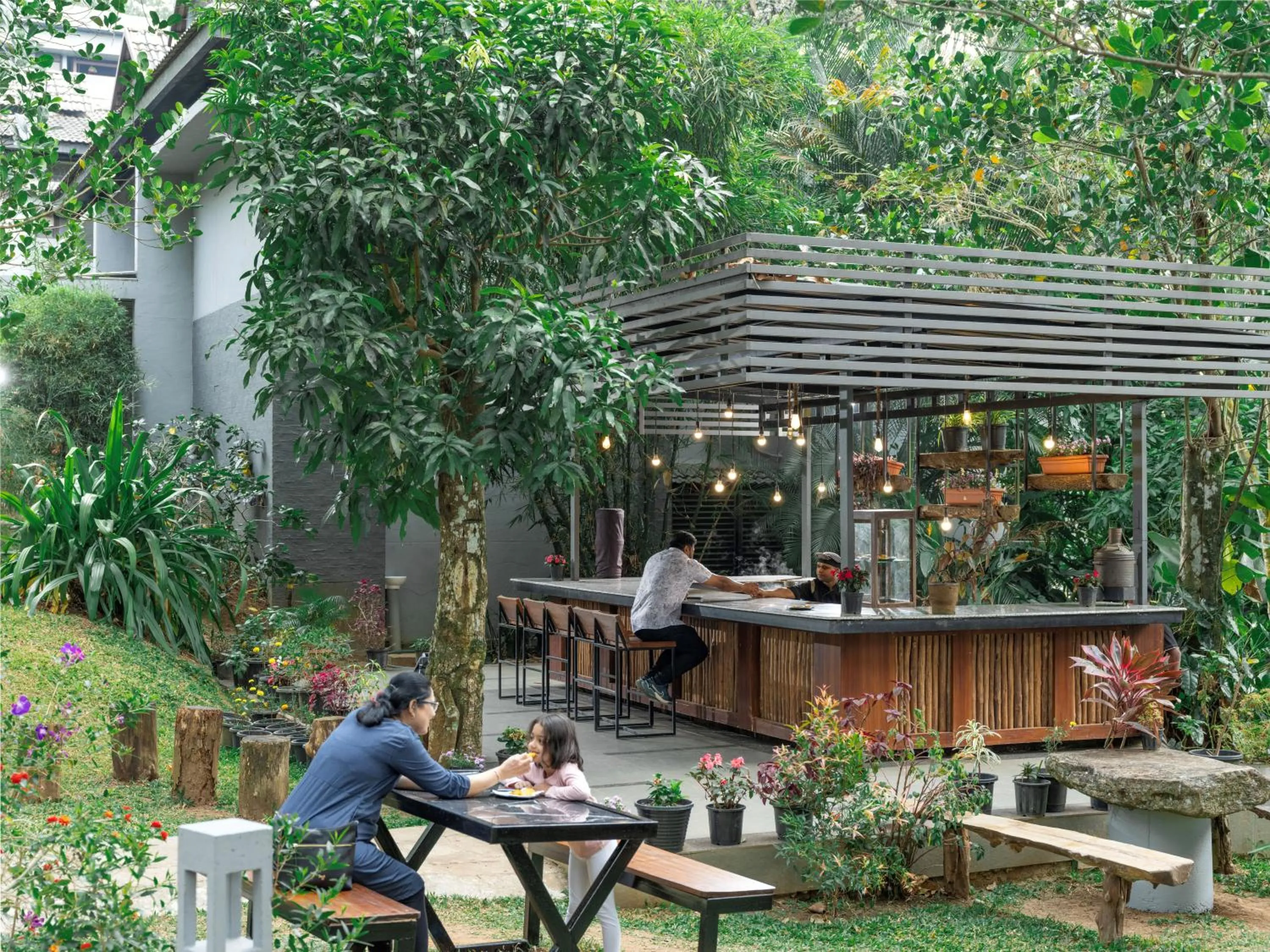 Restaurant/places to eat in The Mountain Courtyard Thekkady