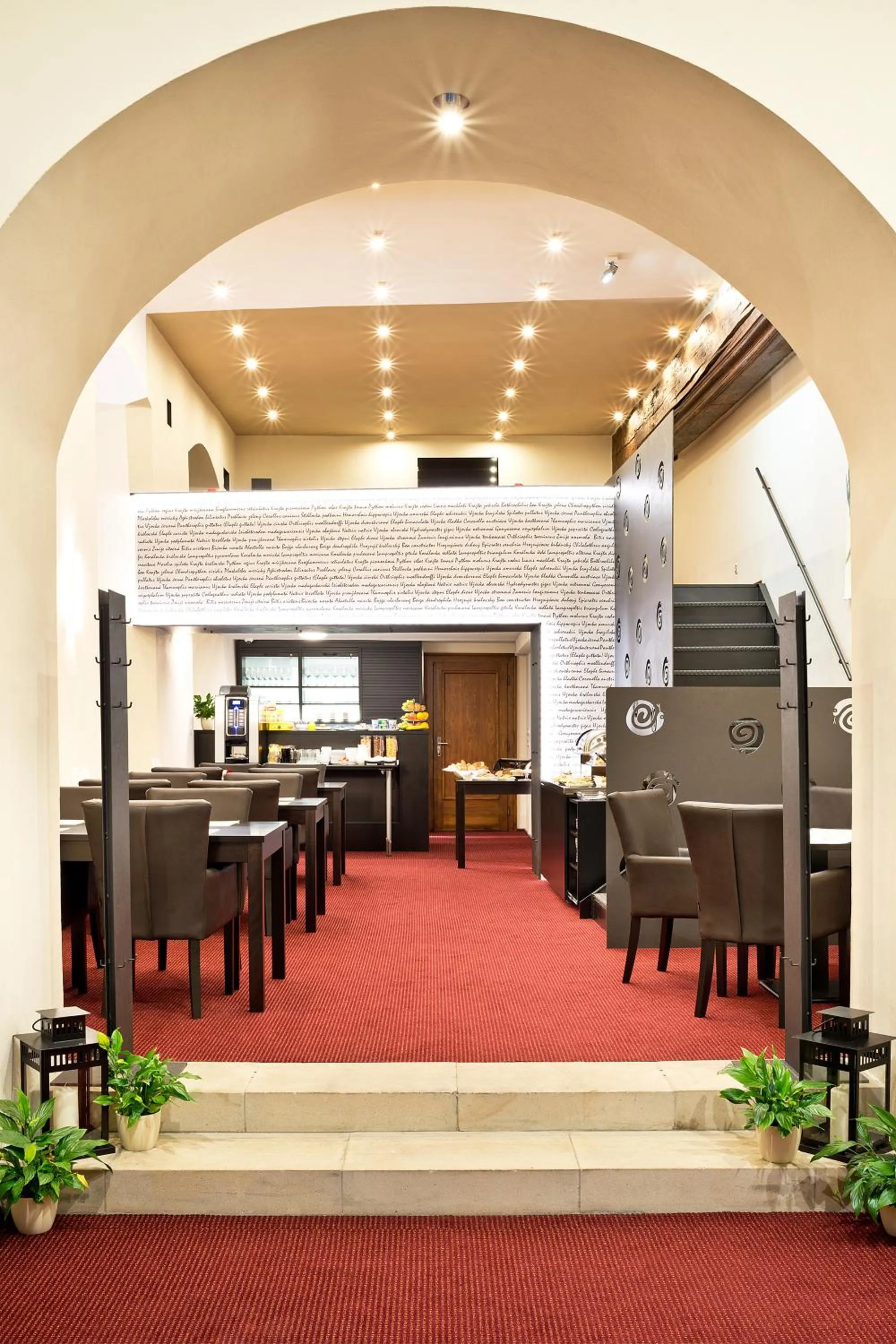Restaurant/places to eat in Hotel U Hada Žatec