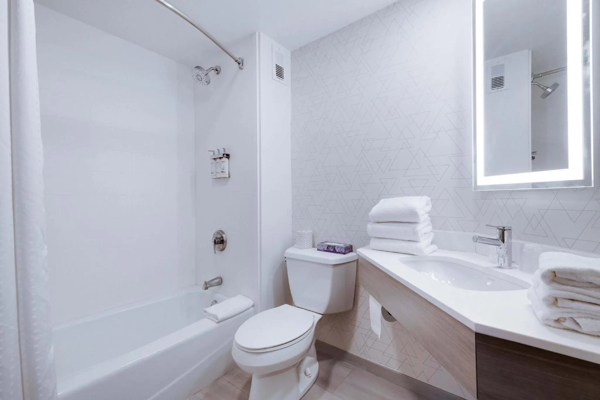 Bathroom in Holiday Inn Express Wilkes Barre East by IHG