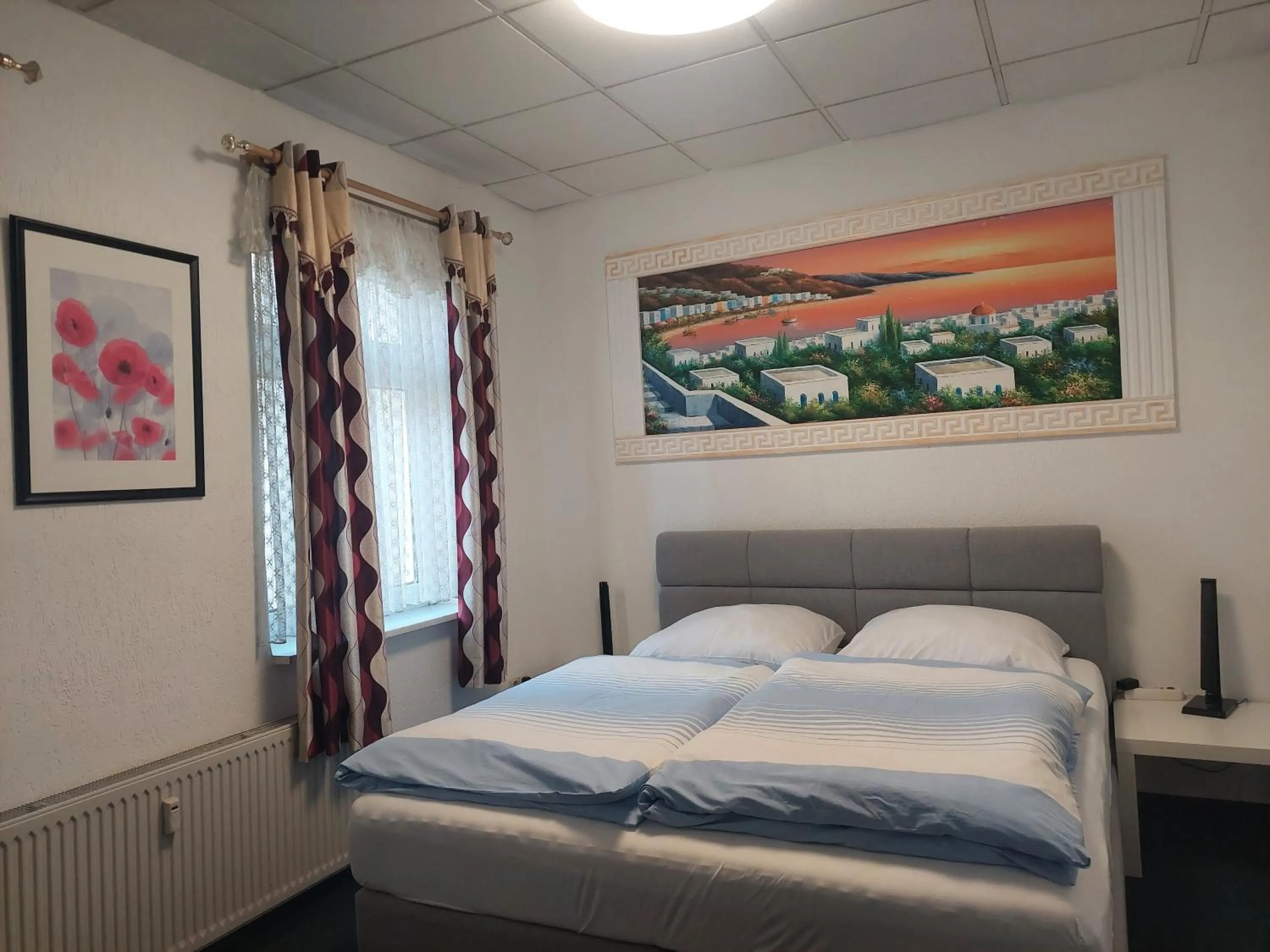 Bed in Hotel Restaurant Rhodos