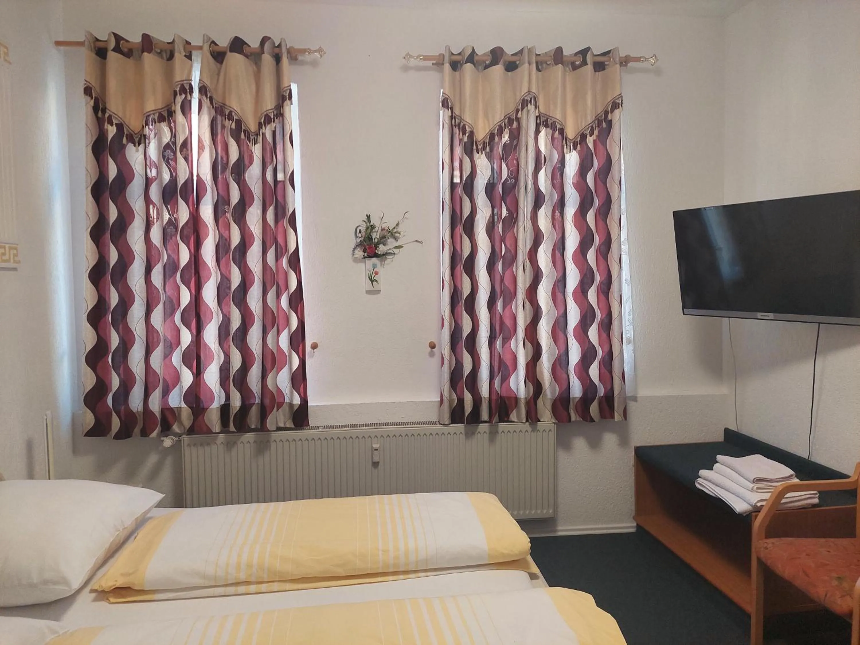 Bed in Hotel Restaurant Rhodos