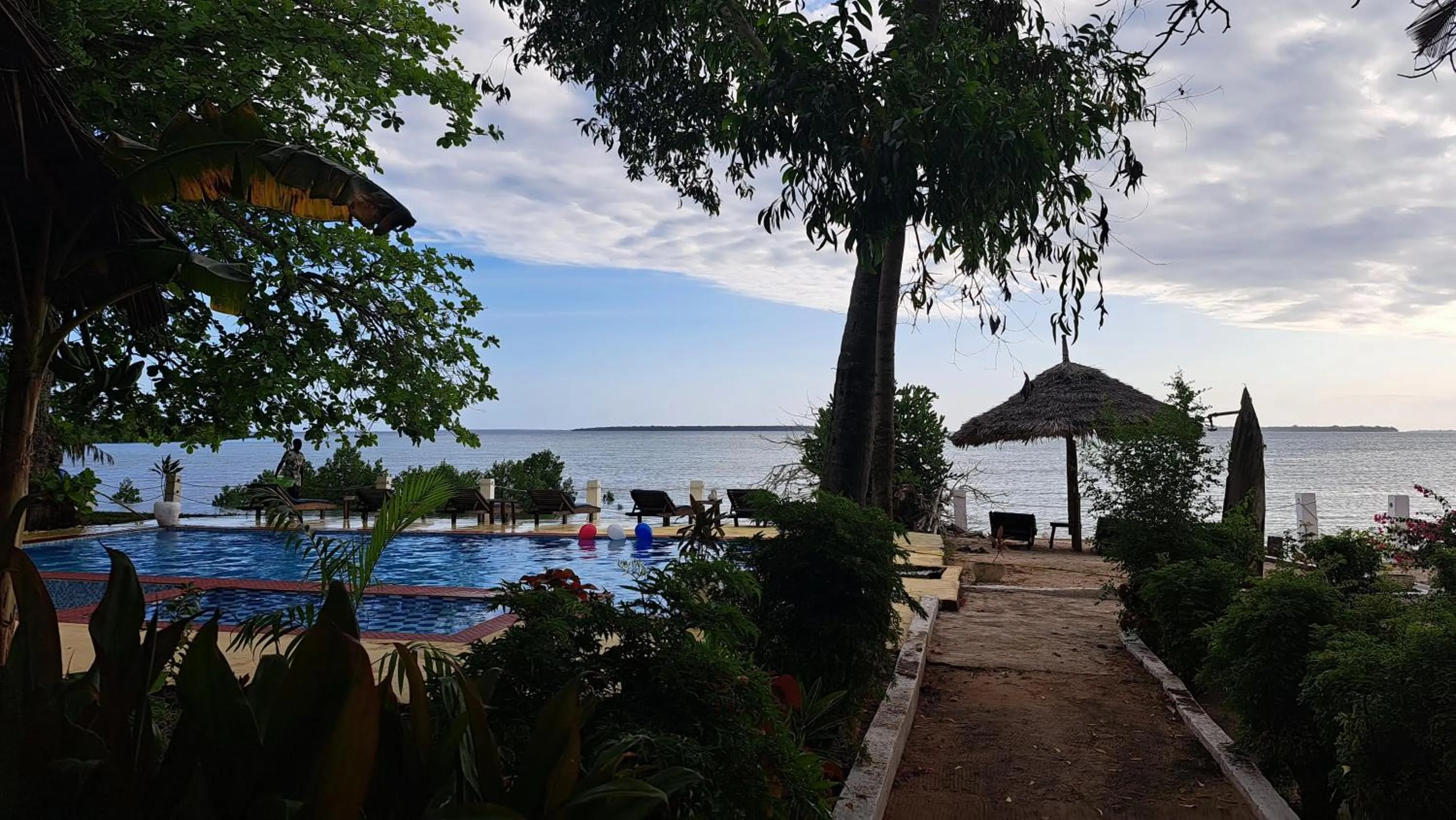 Pool view in Menai Bay Beach Bungalows