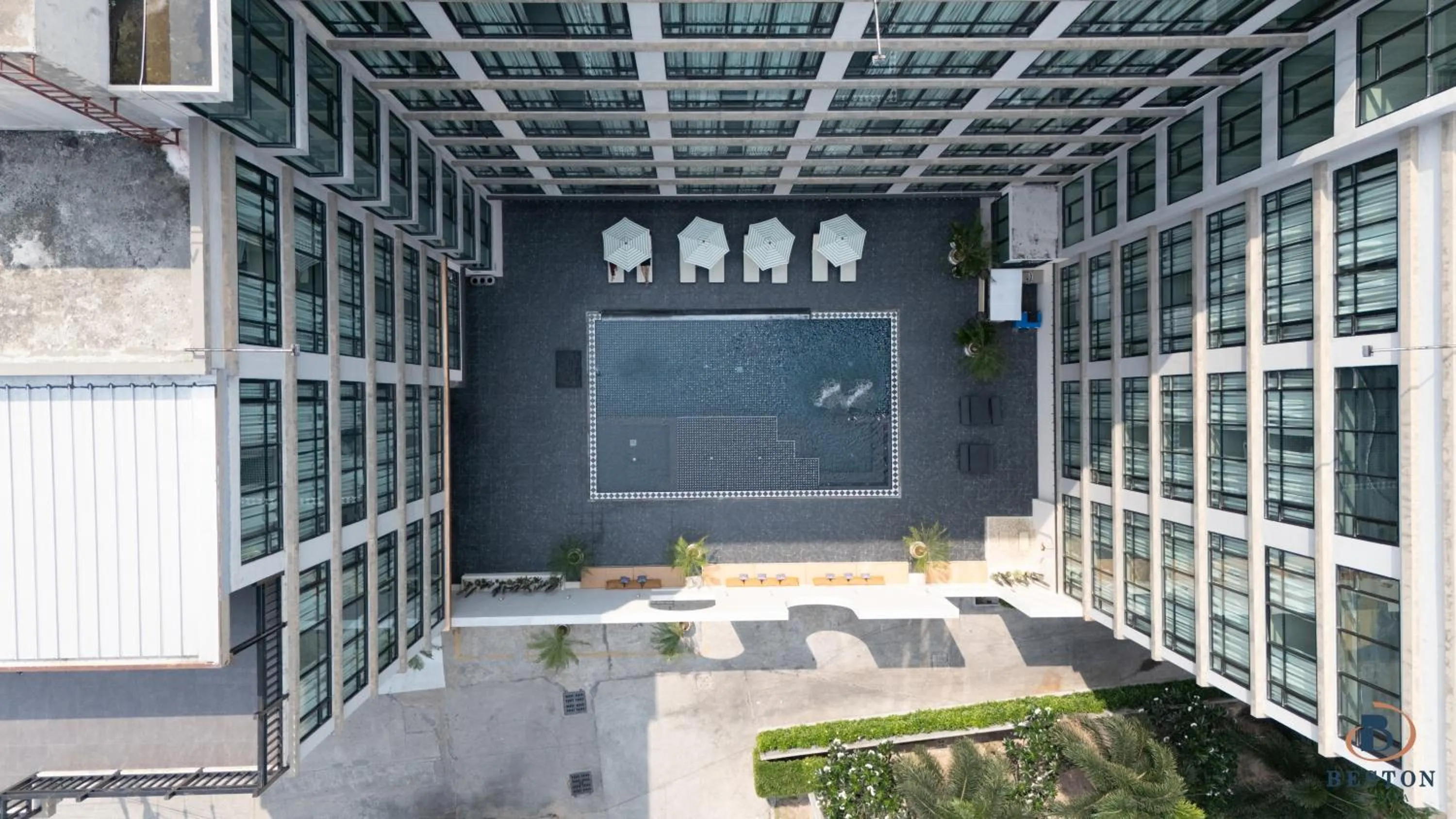 Bird's eye view in Beston Pattaya - SHA Plus Certified