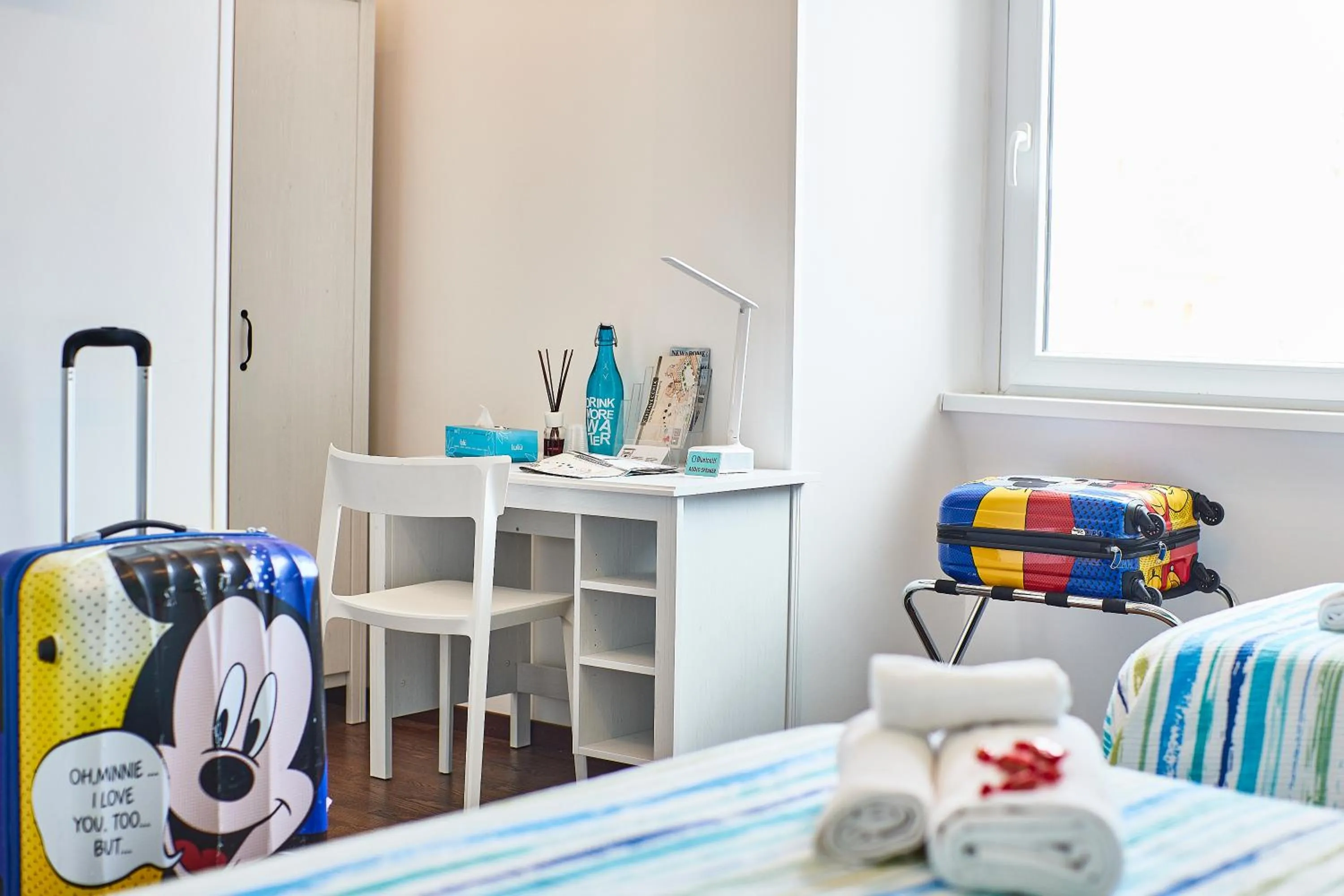 TV and multimedia, Bed in BB HomEitaly Civitavecchia