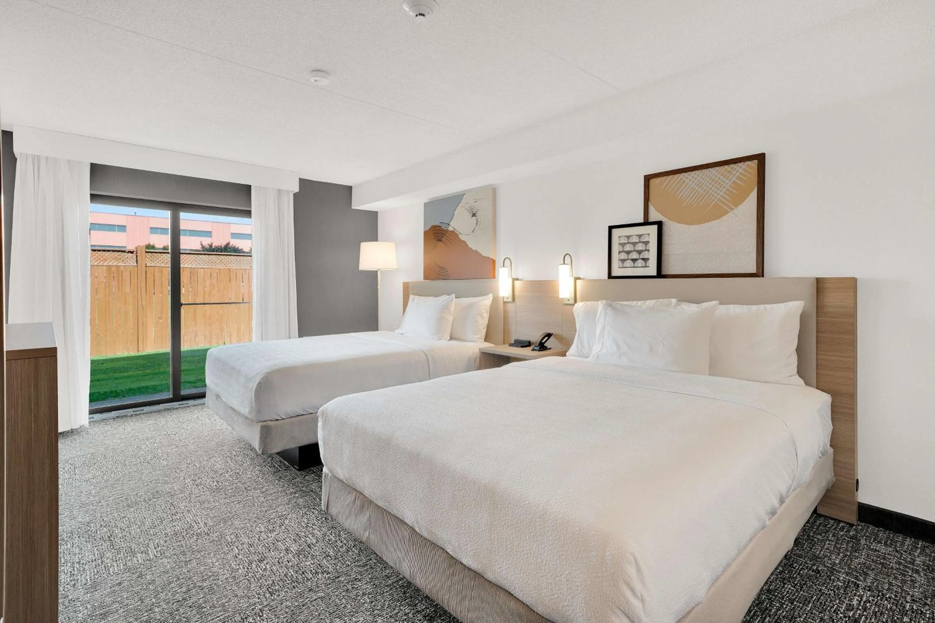 Bed in Spark By Hilton Toronto Markham