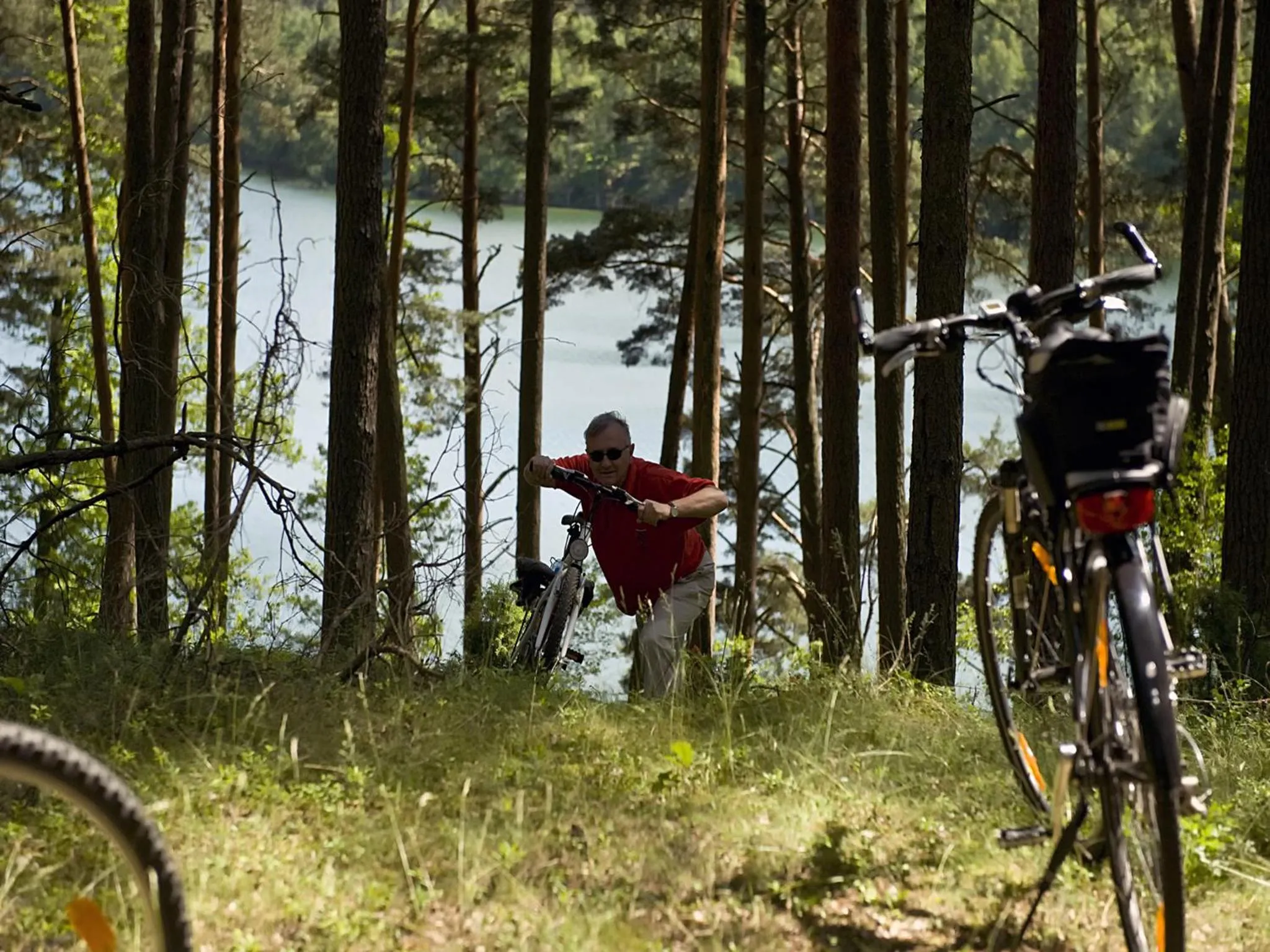 Cycling in Warmia Park
