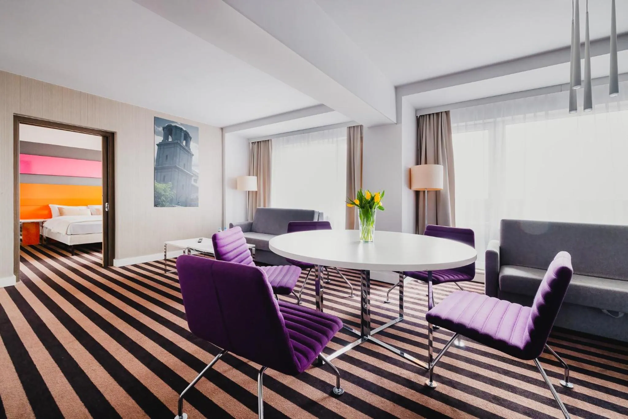 Living room in METROPOL Hotel Katowice