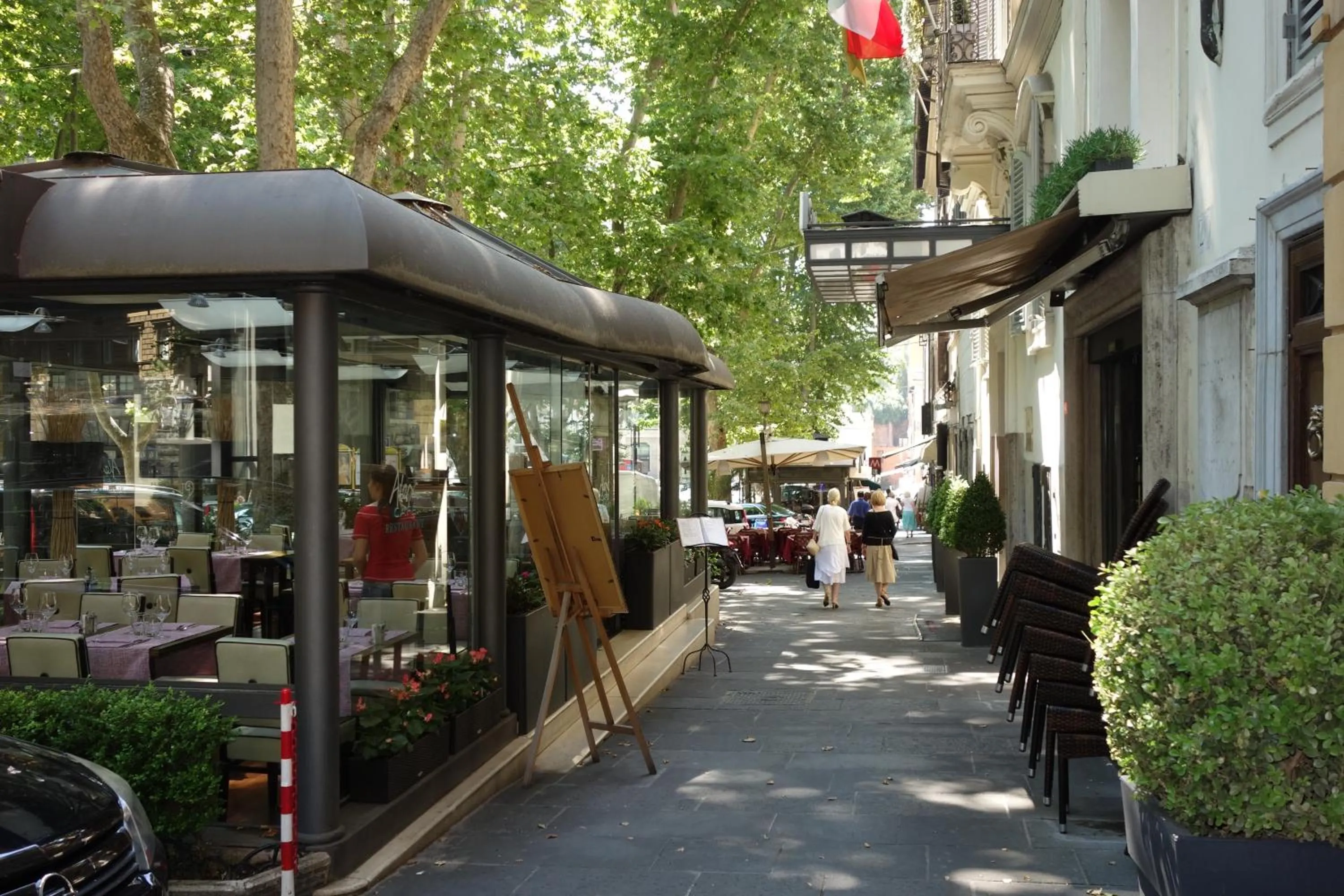 Landmark view in Via Veneto Prestige Rooms