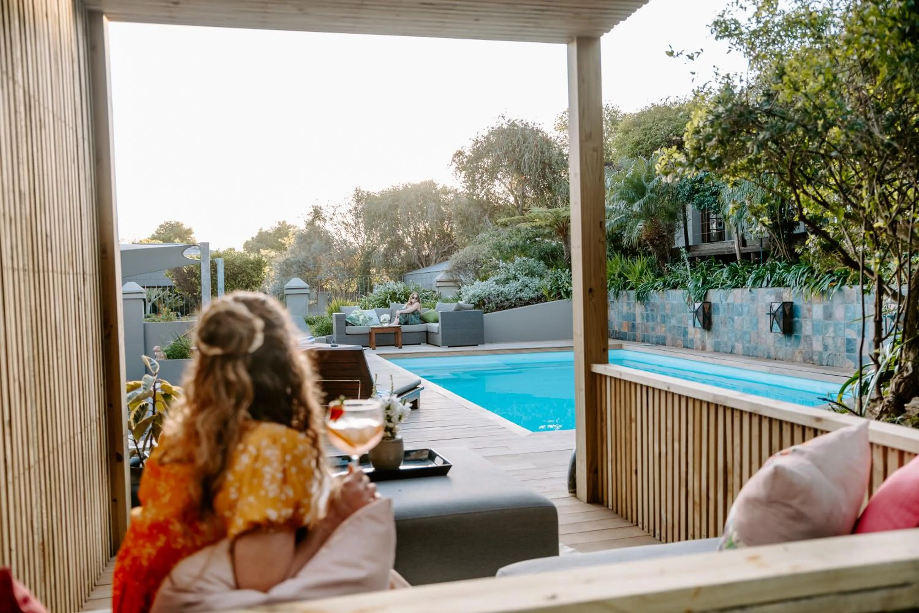 Swimming pool in Kanonkop House