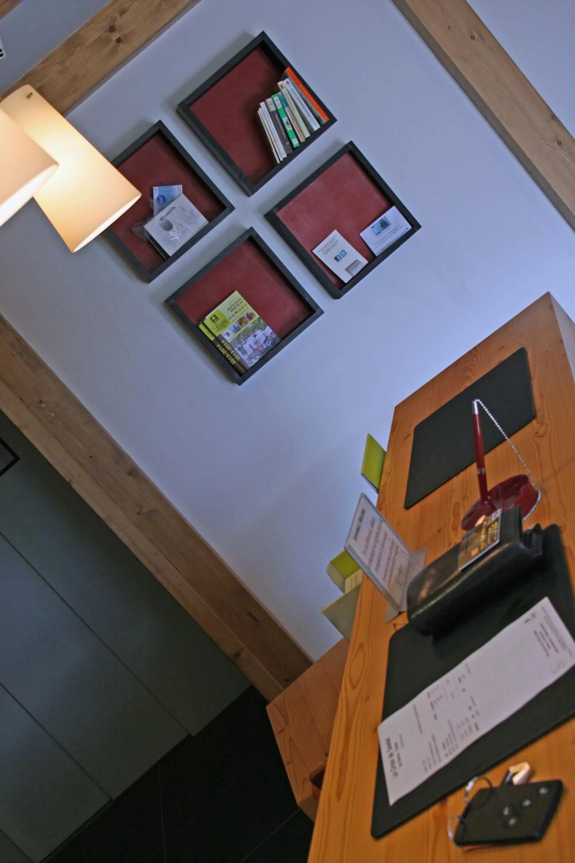 Lobby or reception in La Croix de Savoie & Spa