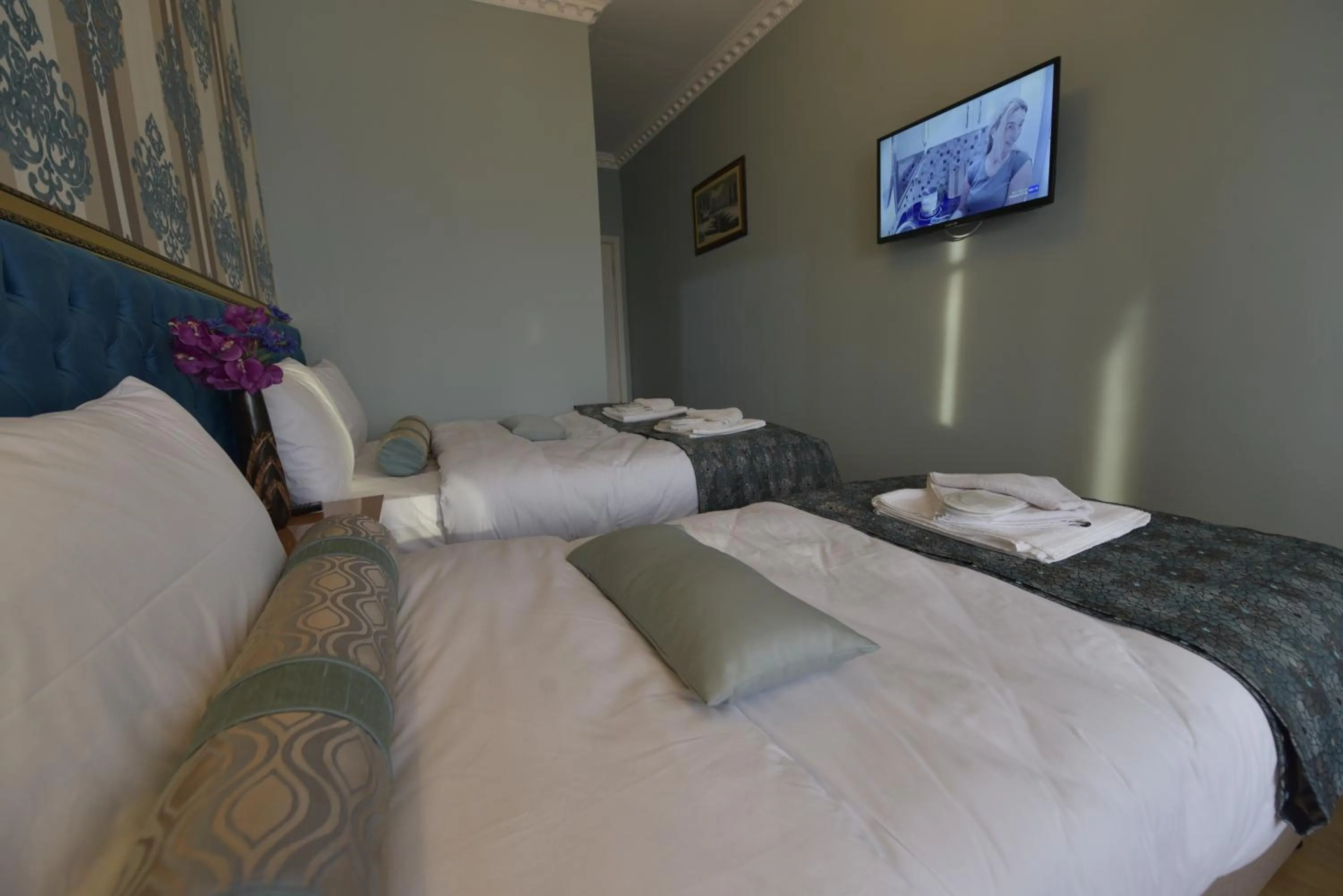 Bed in İSTA Golden Palace Hotel