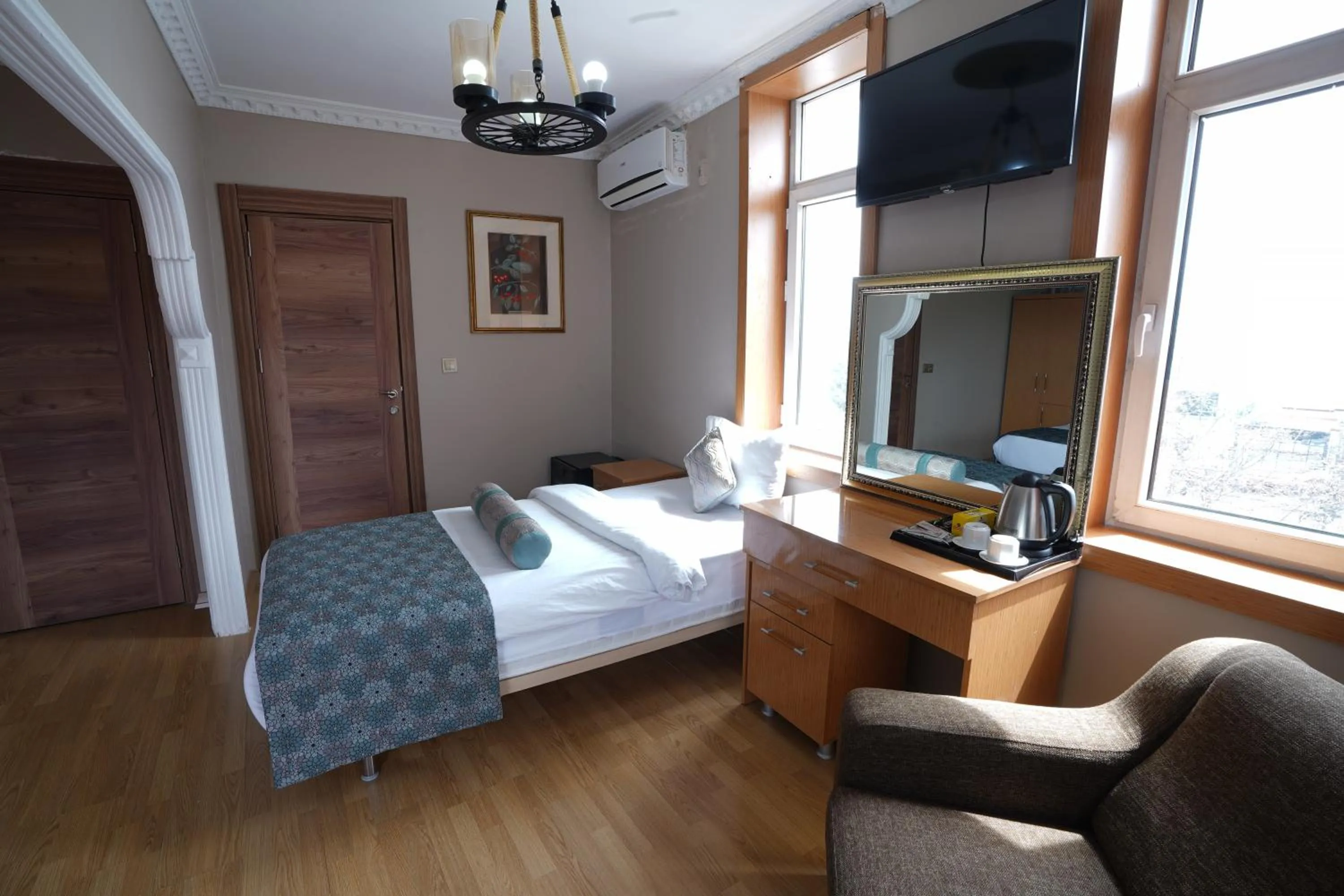 Bed in İSTA Golden Palace Hotel