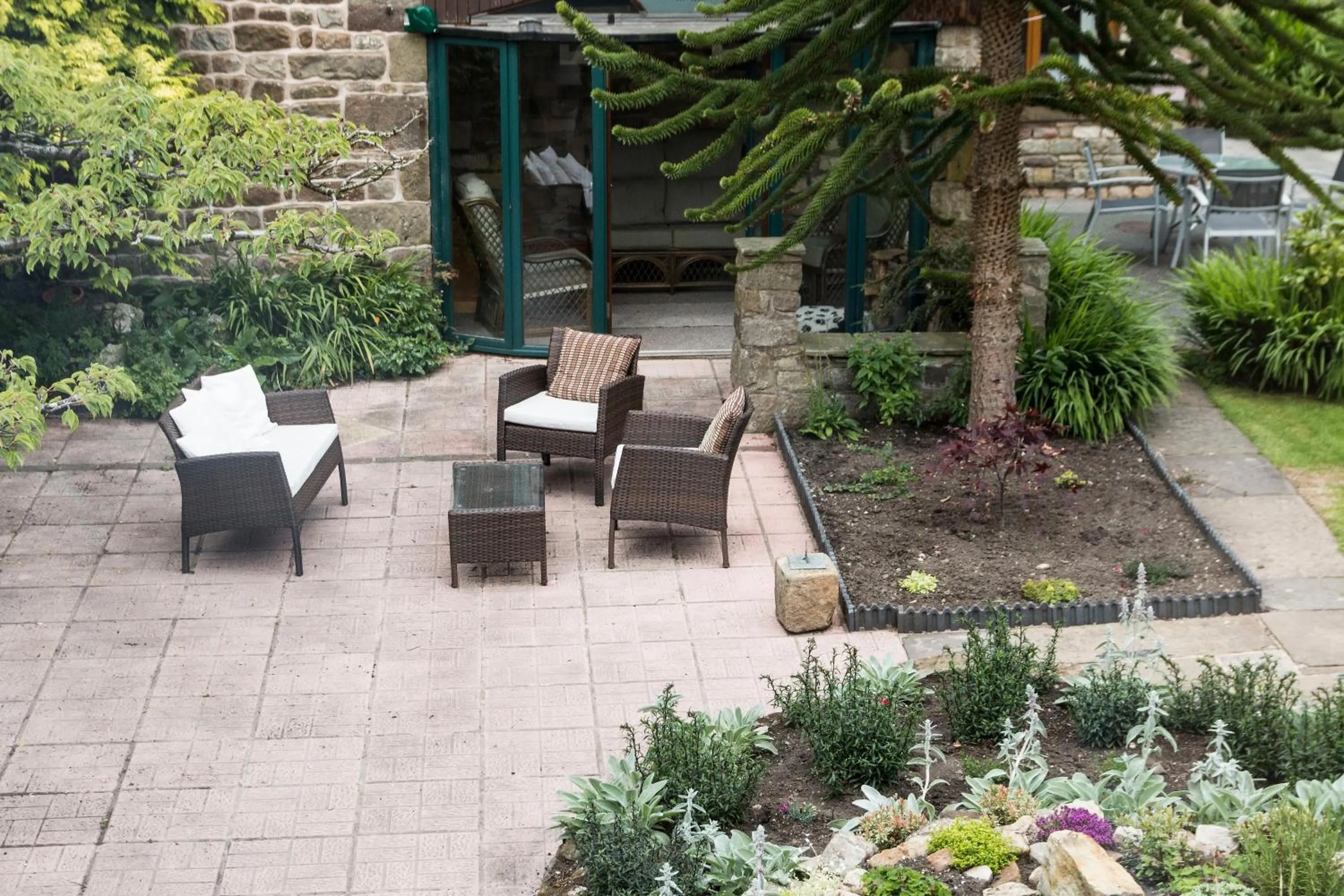 Garden in Stanley Lodge Farmhouse