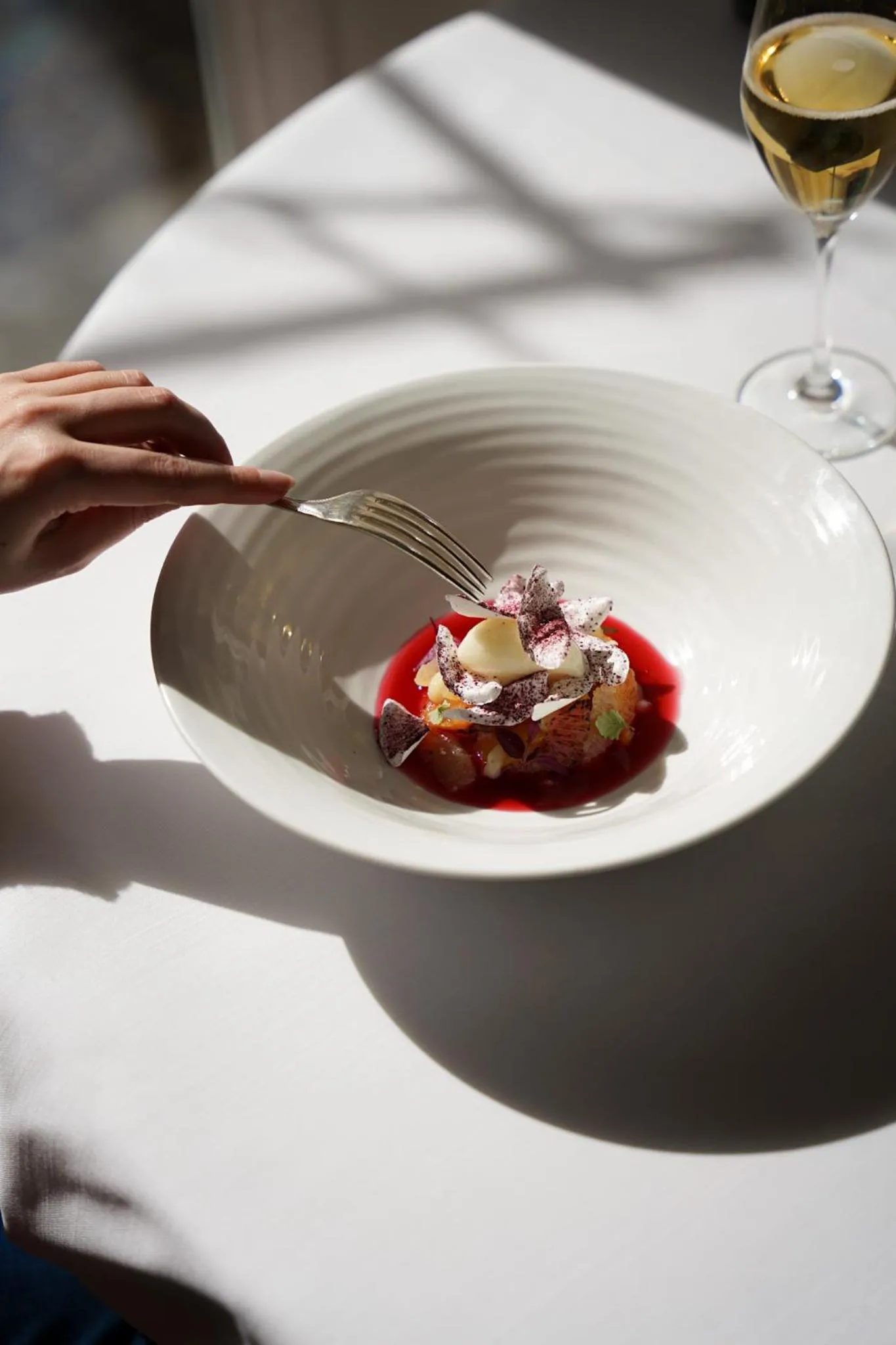 Restaurant/places to eat in Hostellerie De Levernois