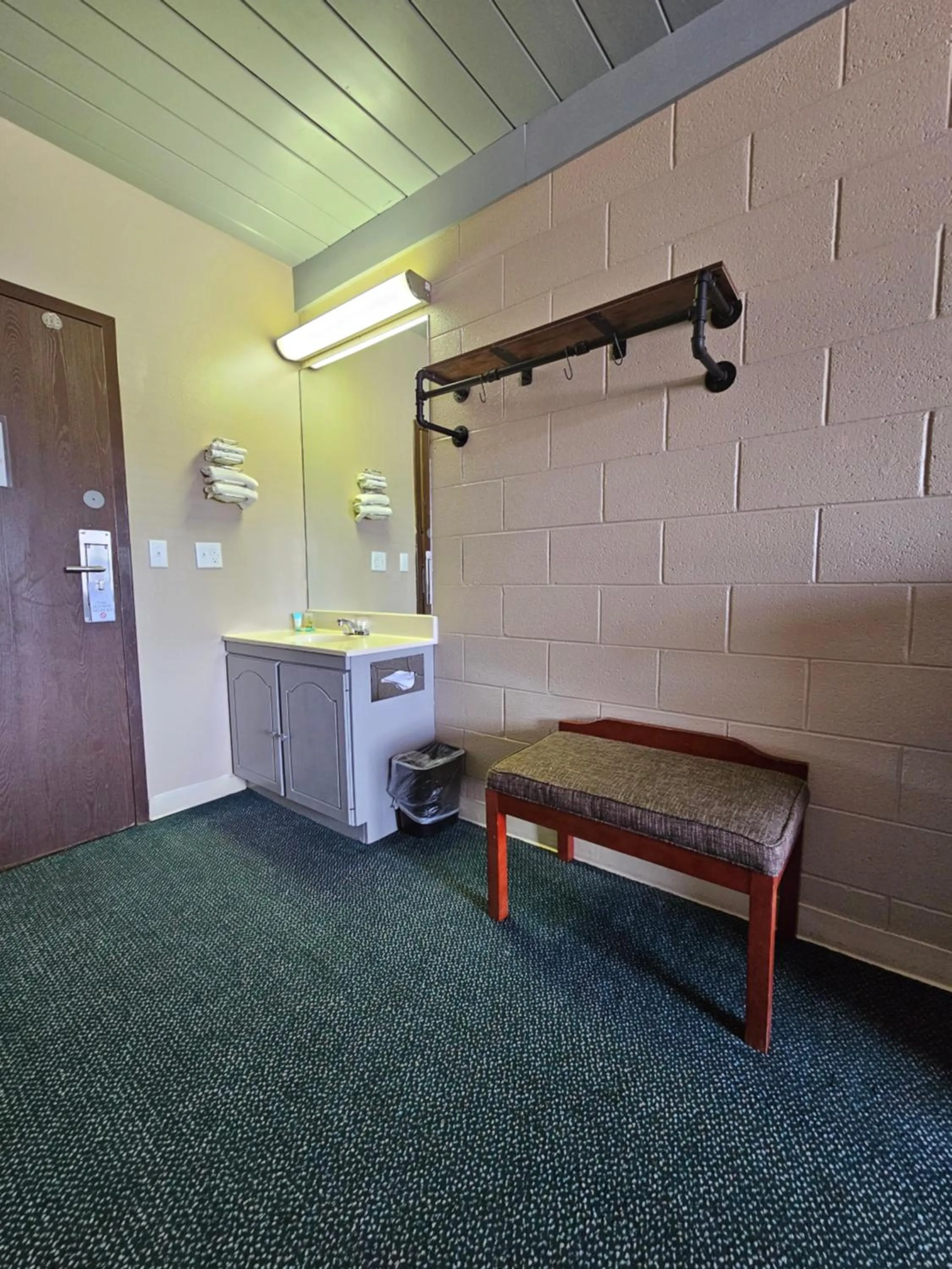 Bathroom in 1st Choice Inn of Rawlins