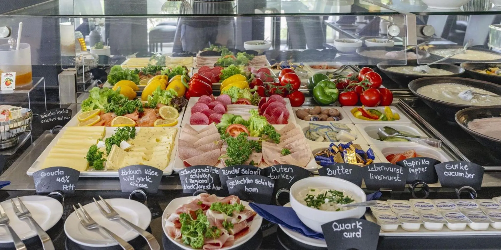 Buffet breakfast in PLAZA INN Stuttgart Airport Messe