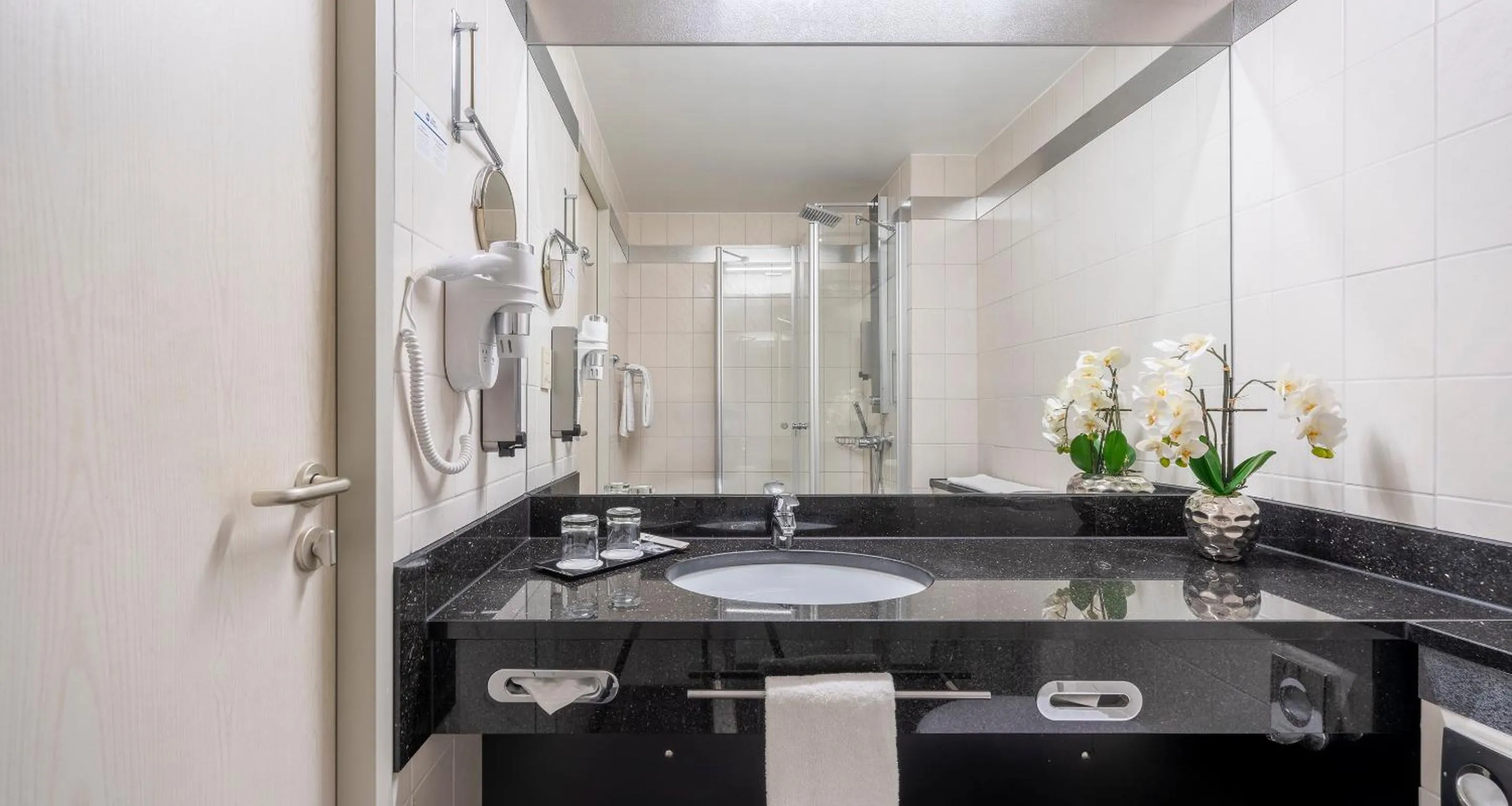 Shower in PLAZA INN Stuttgart Airport Messe