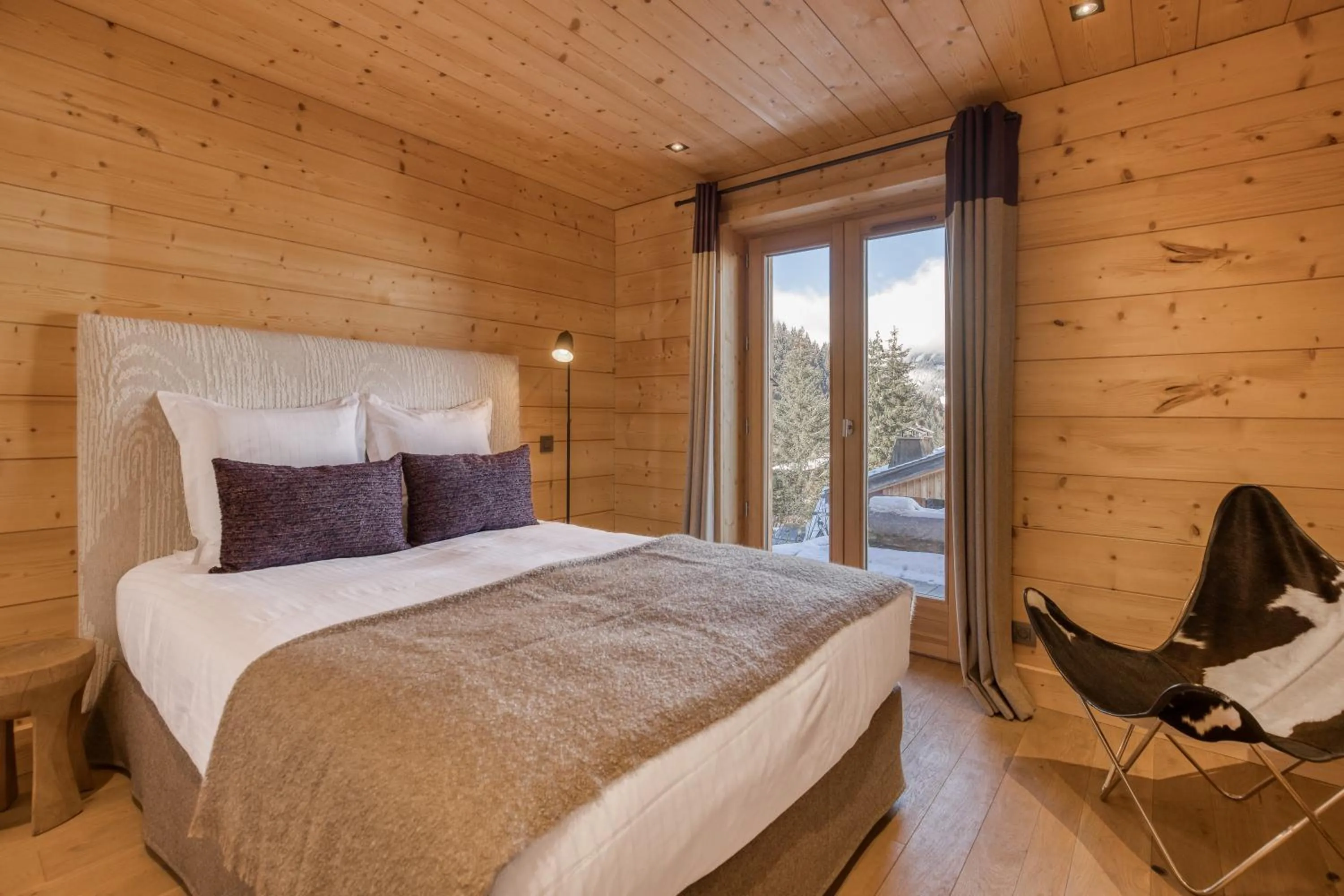 Bed in Flocons de Sel - Relais & Chateaux