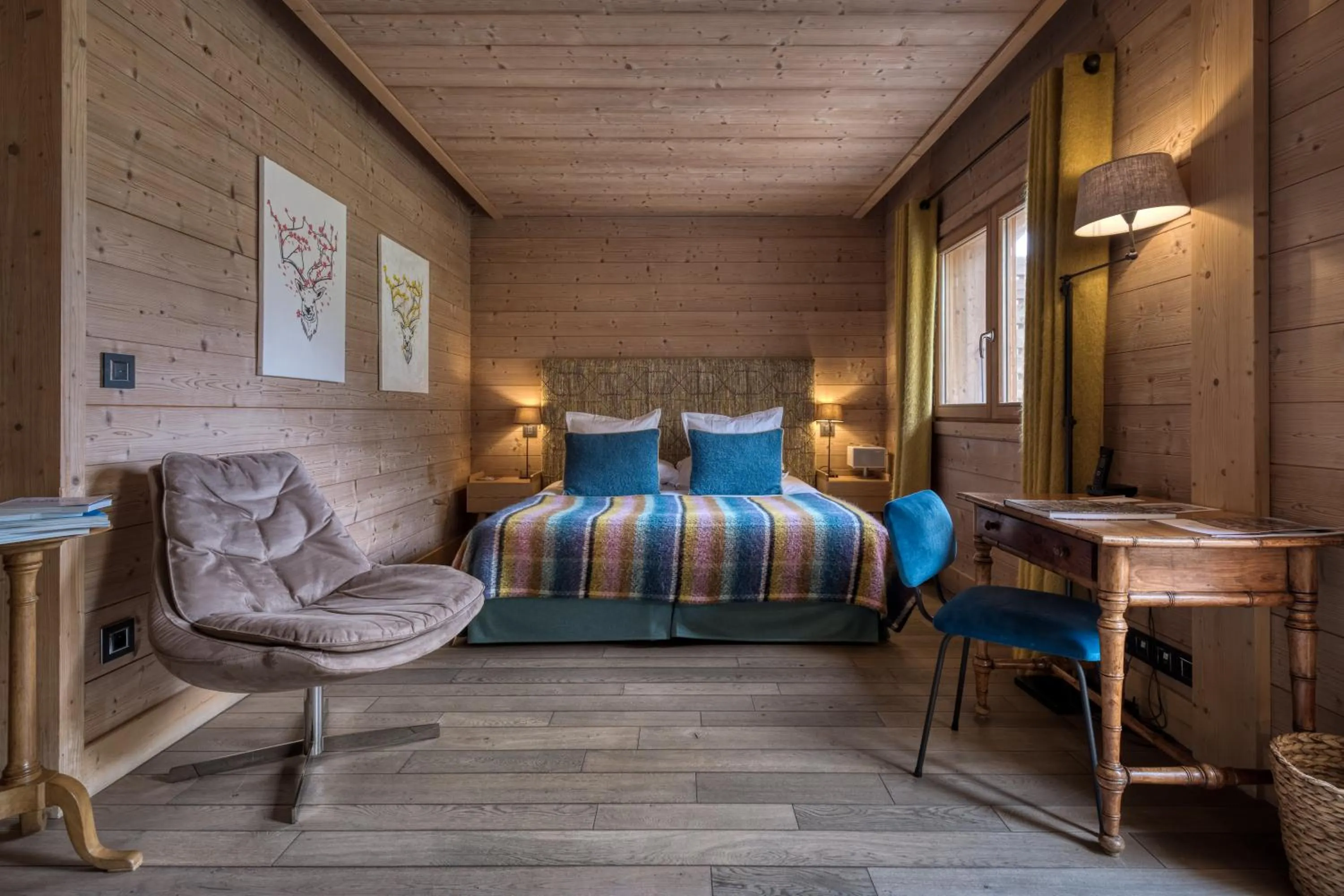 Bed in Flocons de Sel - Relais & Chateaux