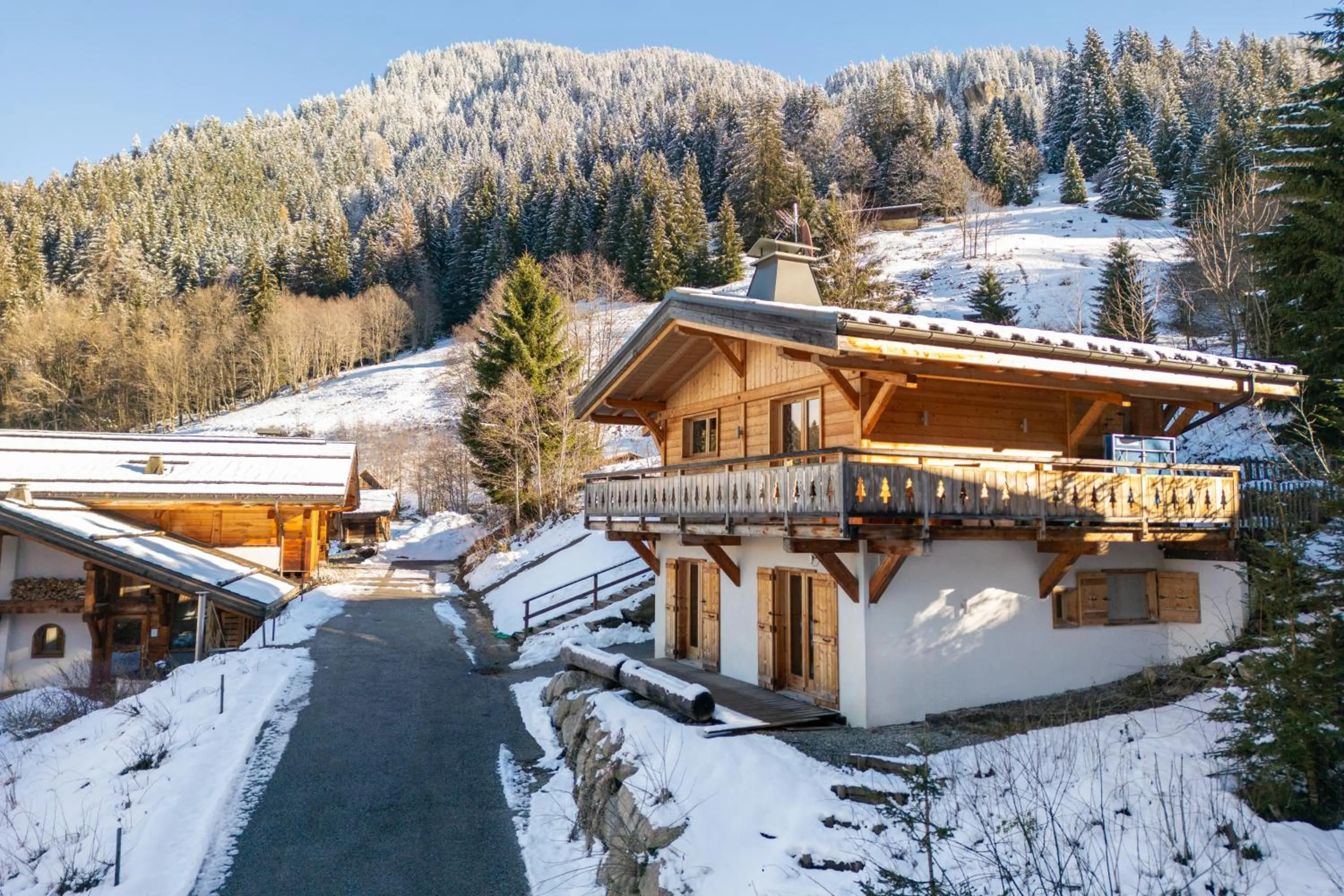 Natural landscape in Flocons de Sel - Relais & Chateaux