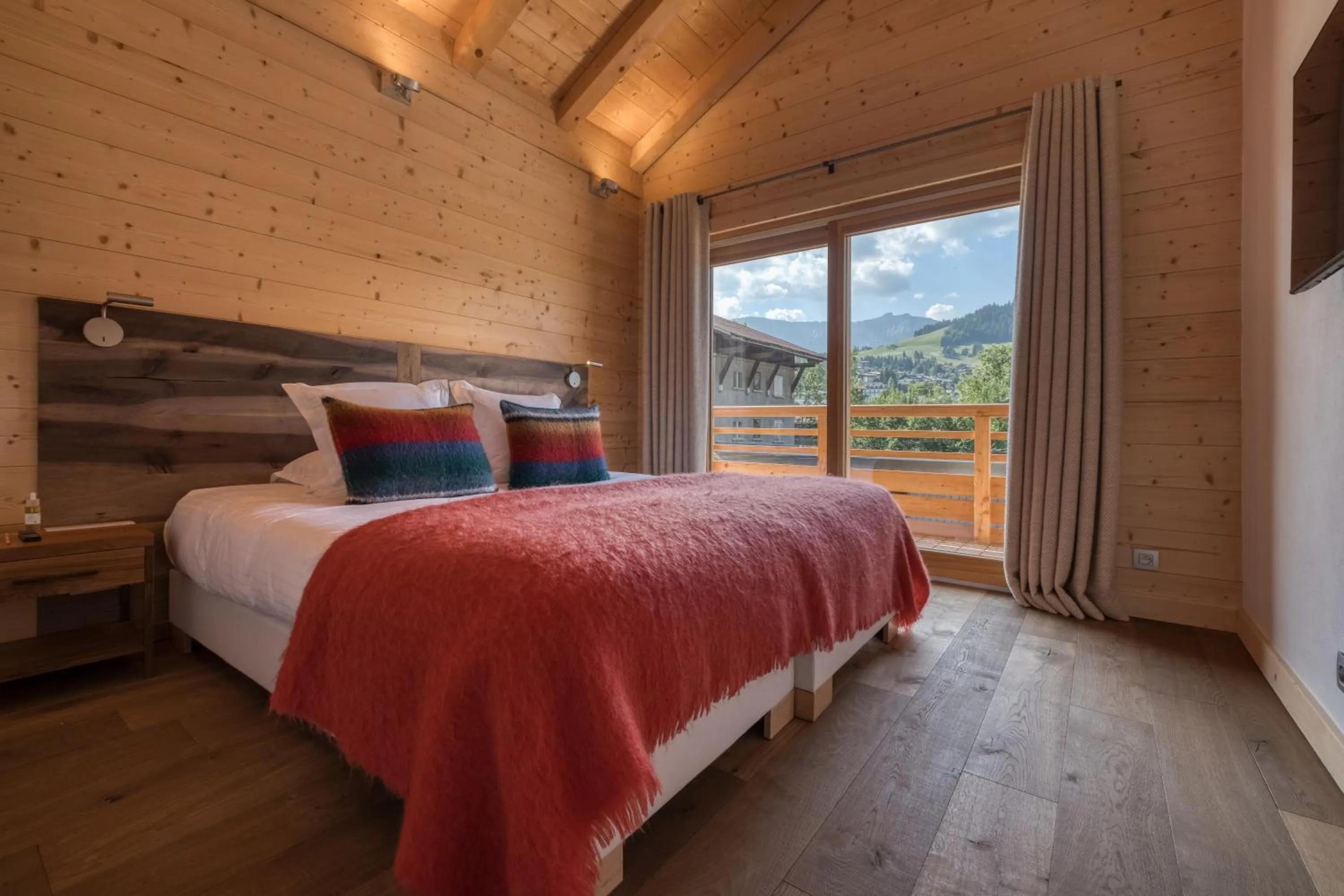 Bed in Flocons de Sel - Relais & Chateaux