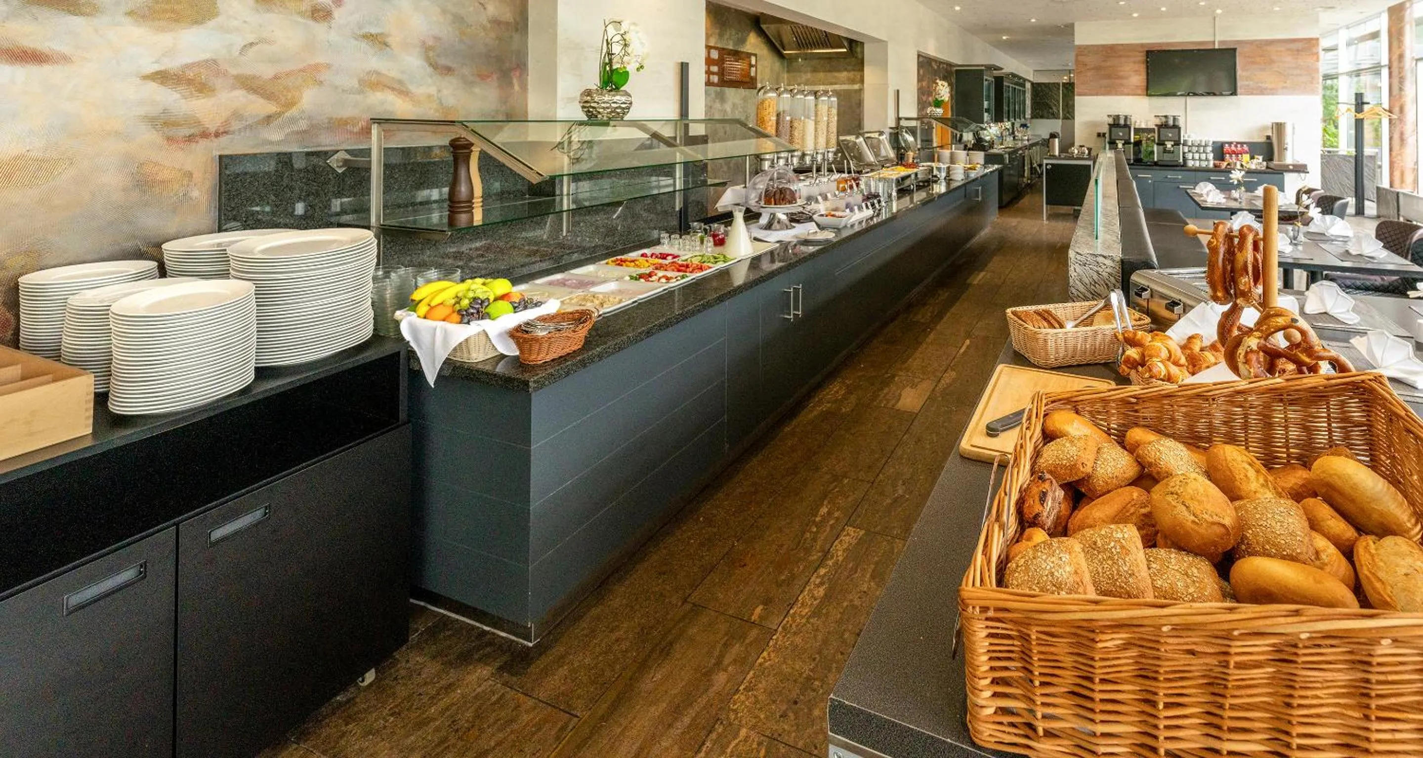 Buffet breakfast in PLAZA INN Stuttgart-Ditzingen